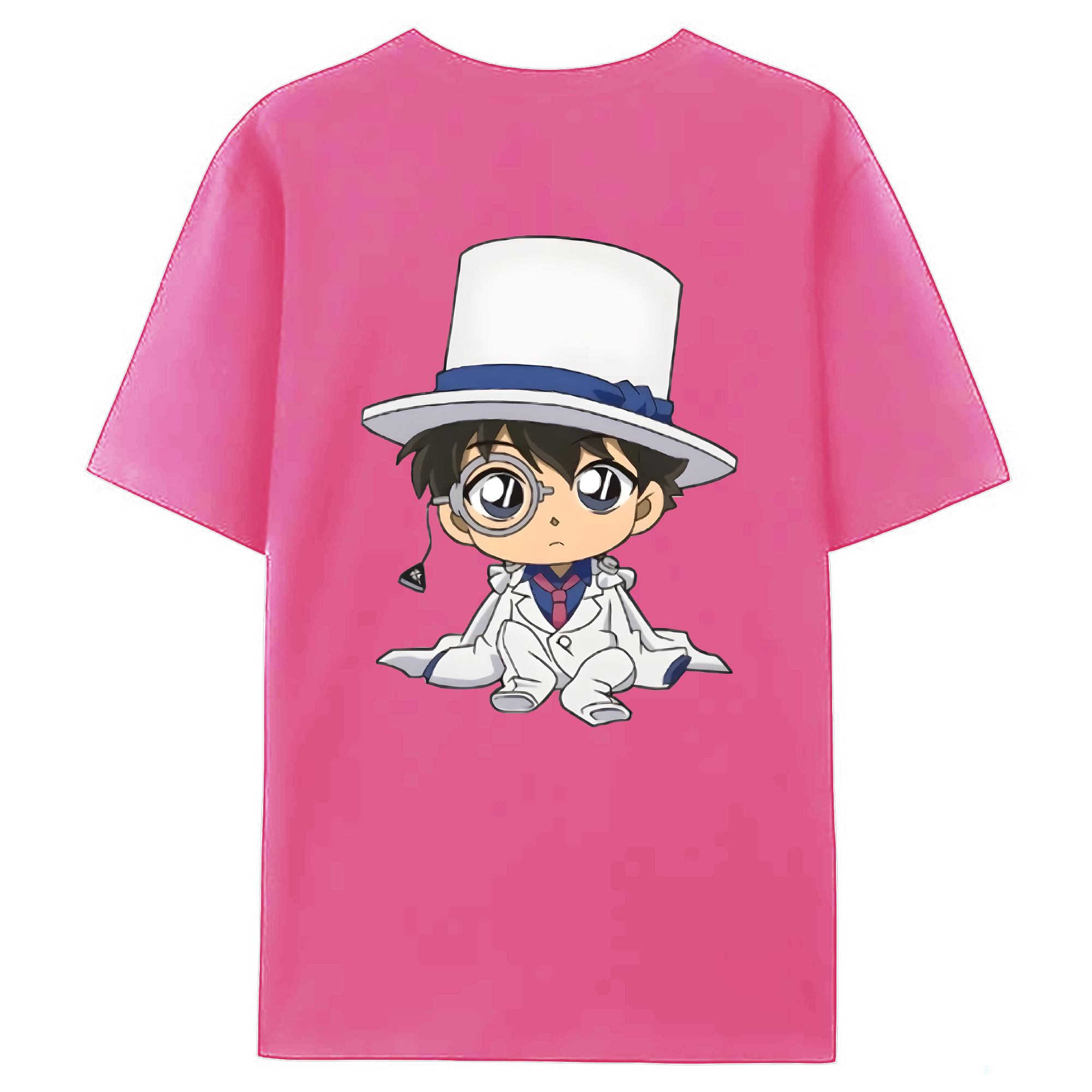（画像用） 名探偵コナン くろば かいと Detective Conan Kuroba Kaito レディース半袖Tシャツ(バックプリント)