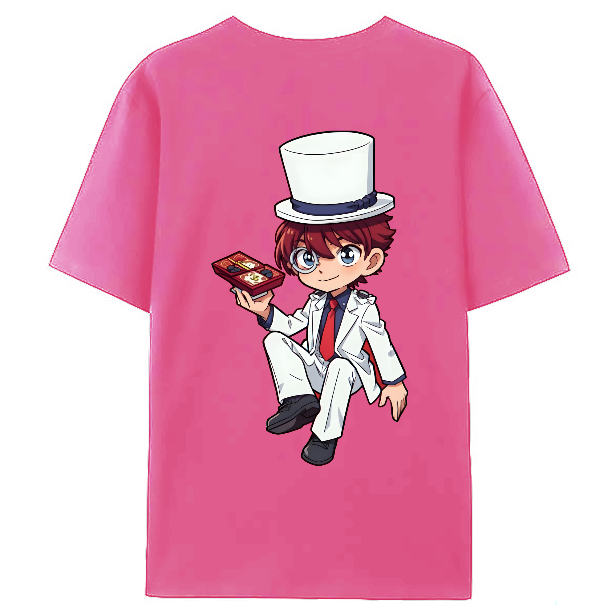 （画像用） 名探偵コナン くろば かいと Detective Conan Kuroba Kaito レディース半袖Tシャツ(バックプリント)