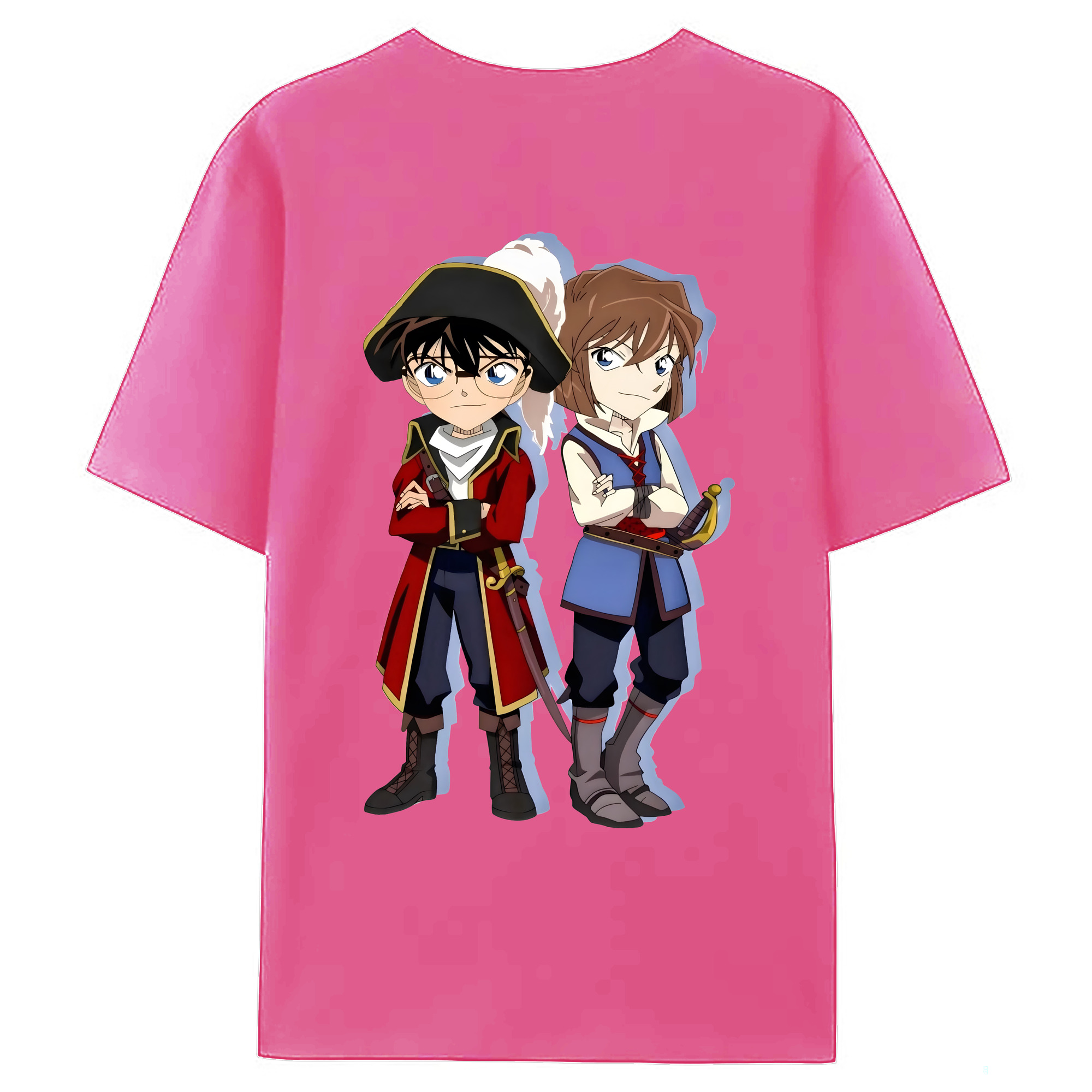 （画像用） 名探偵コナン 灰原 哀 はいばら あい Detective Conan Anita Hailey、Vi Graythorn Haibara Ai レディース半袖Tシャツ(バックプリント)