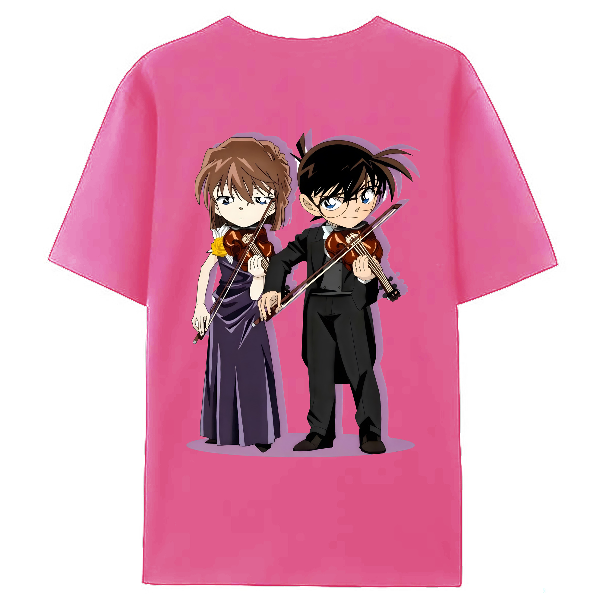 （画像用） 名探偵コナン 灰原 哀 はいばら あい Detective Conan Anita Hailey、Vi Graythorn Haibara Ai レディース半袖Tシャツ(バックプリント)