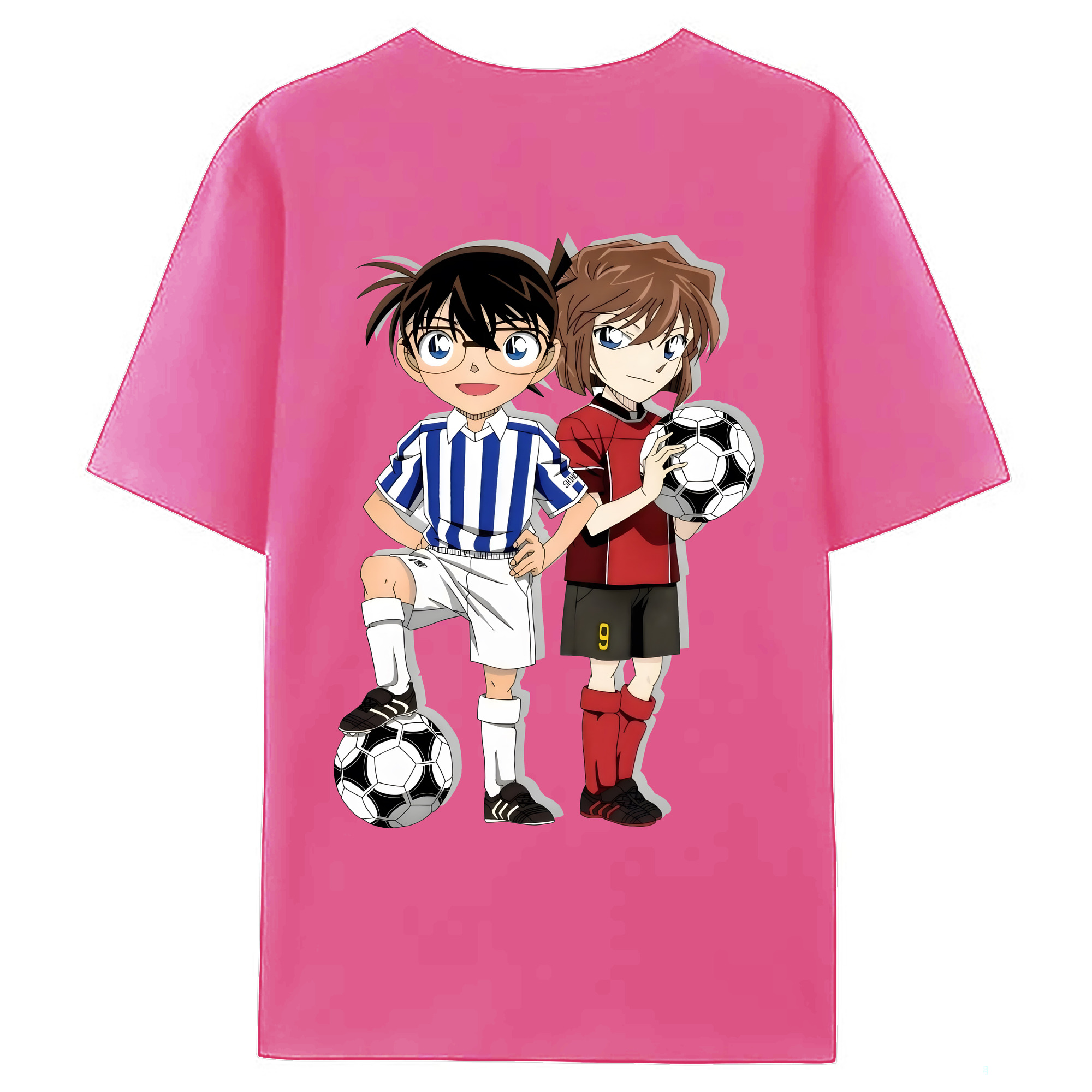 （画像用） 名探偵コナン 灰原 哀 はいばら あい Detective Conan Anita Hailey、Vi Graythorn Haibara Ai レディース半袖Tシャツ(バックプリント)