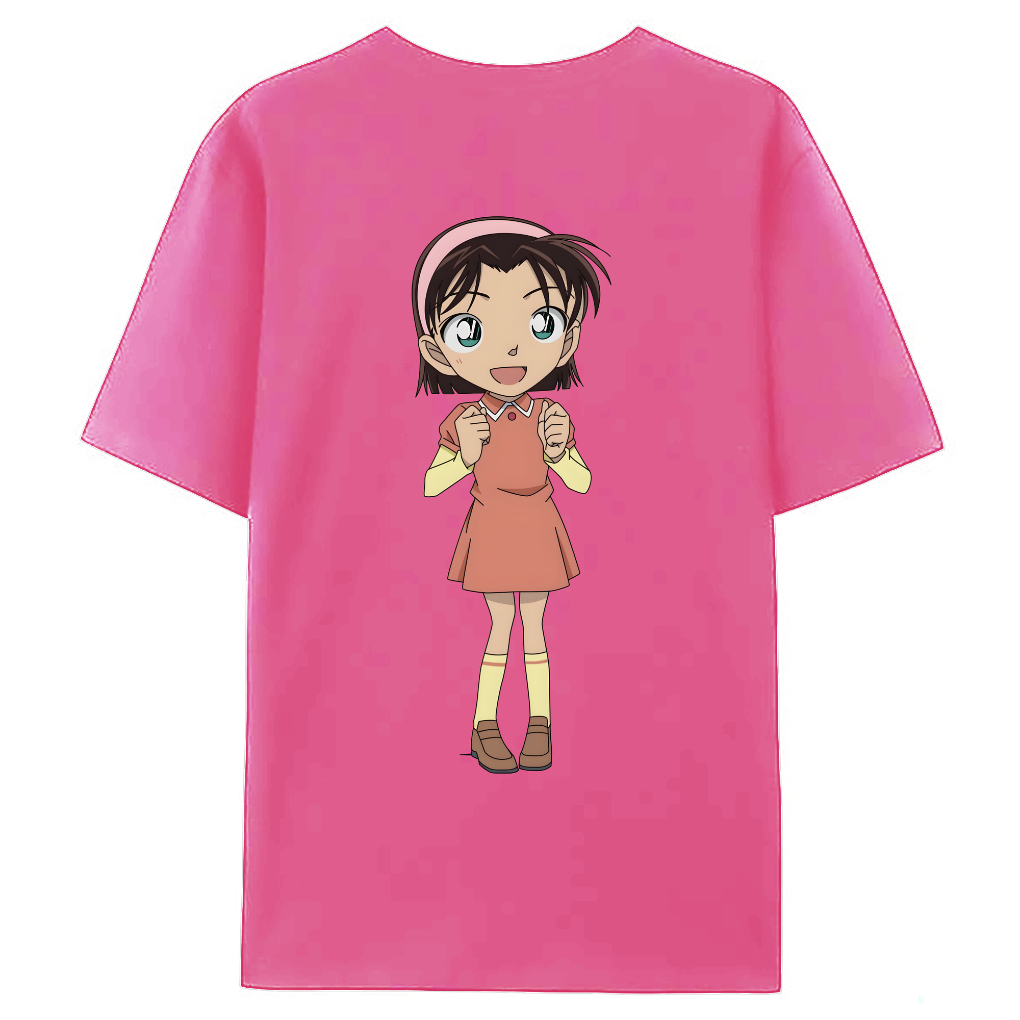 （画像用） 名探偵コナン 吉田 歩美 よしだ あゆみ Detective Conan my Yeager レディース半袖Tシャツ(バックプリント)