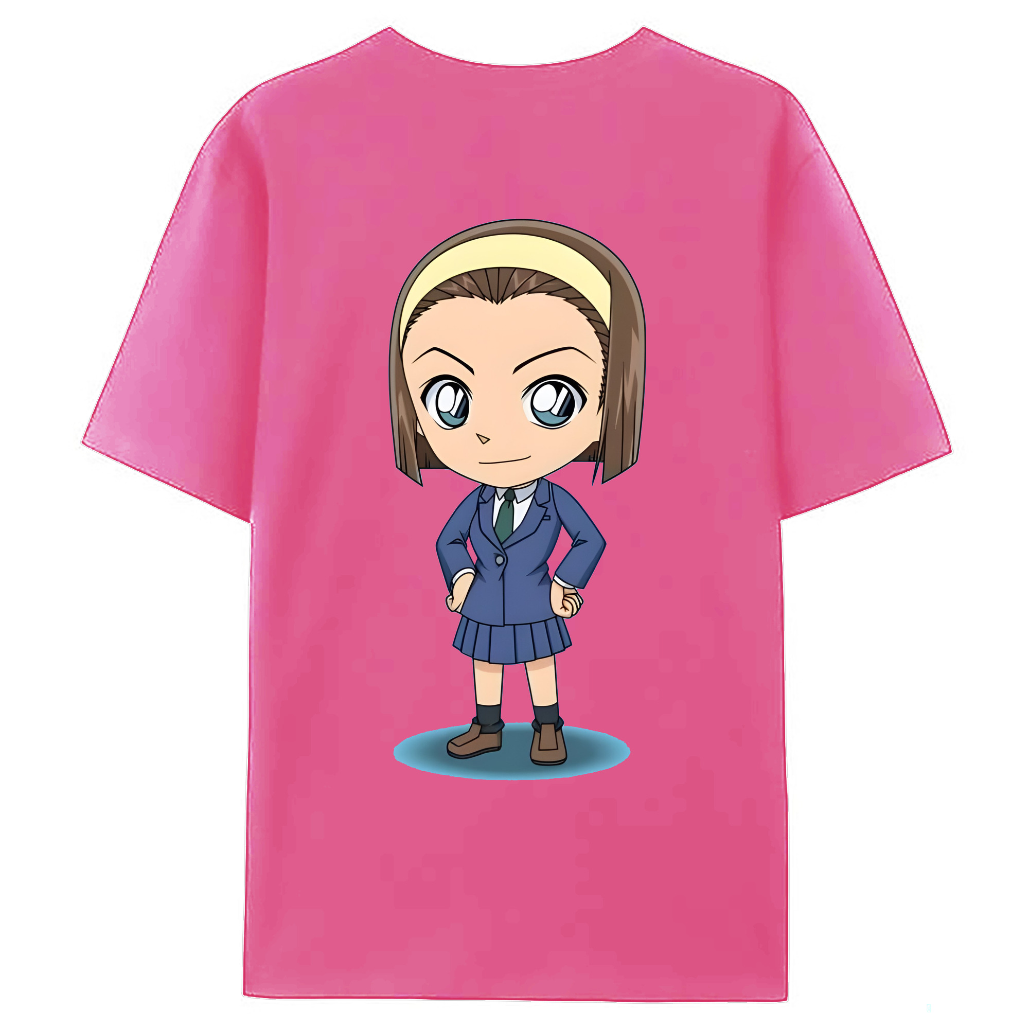 （画像用） 名探偵コナン 吉田 歩美 よしだ あゆみ Detective Conan my Yeager レディース半袖Tシャツ(バックプリント)
