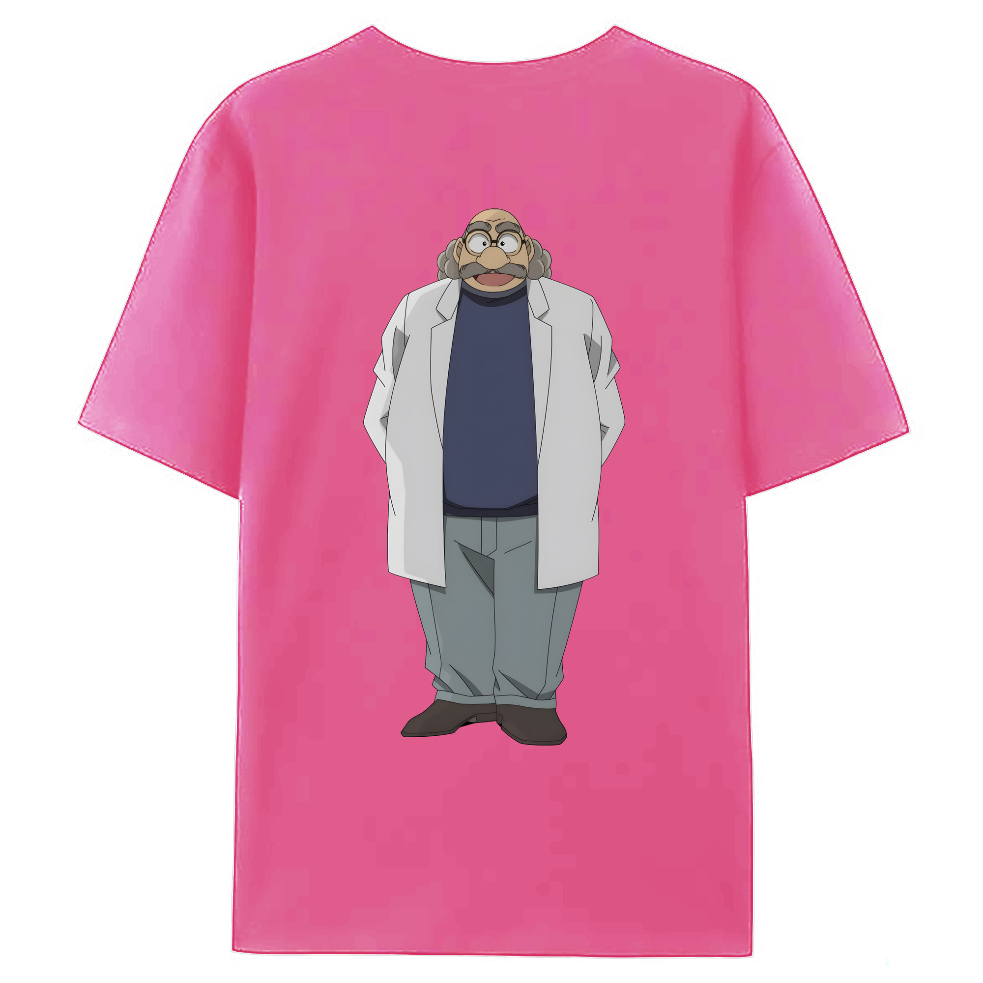 （画像用） 名探偵コナン あがさ ひろし Detective Conan Agasa Hiroshi レディース半袖Tシャツ(バックプリント)