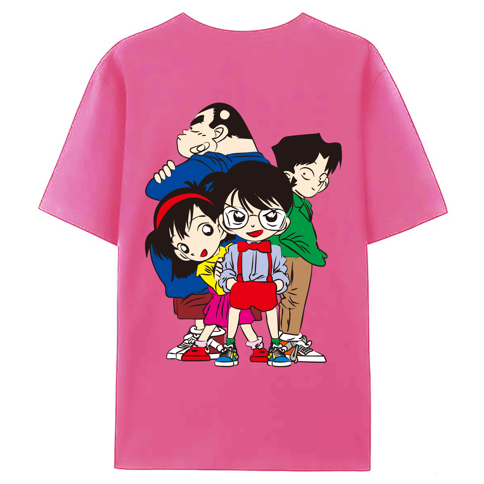 （画像用） 名探偵コナン Detective Conan レディース半袖Tシャツ(バックプリント)