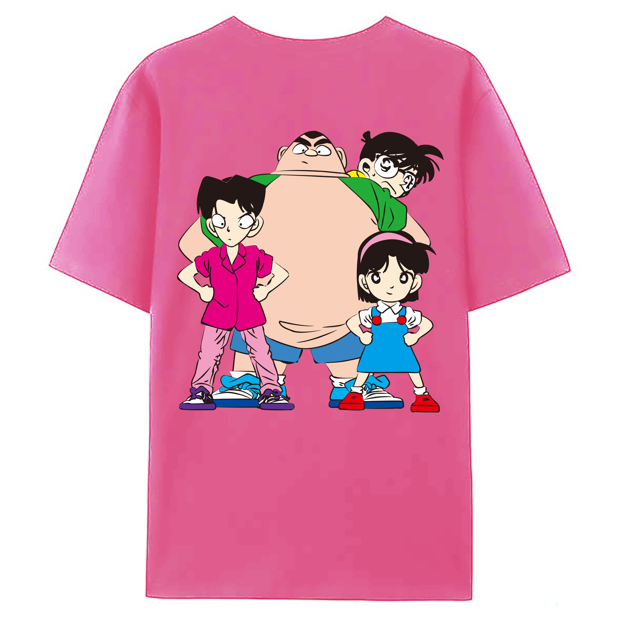 （画像用） 名探偵コナン Detective Conan レディース半袖Tシャツ(バックプリント)