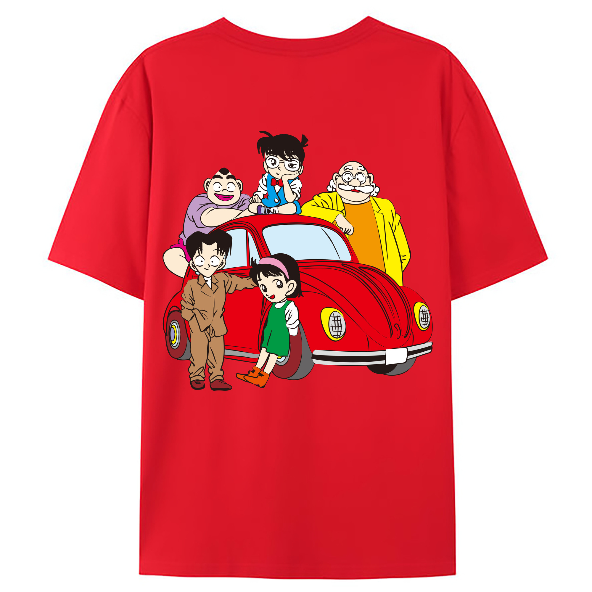 （画像用） 名探偵コナン Detective Conan レディース半袖Tシャツ(バックプリント)