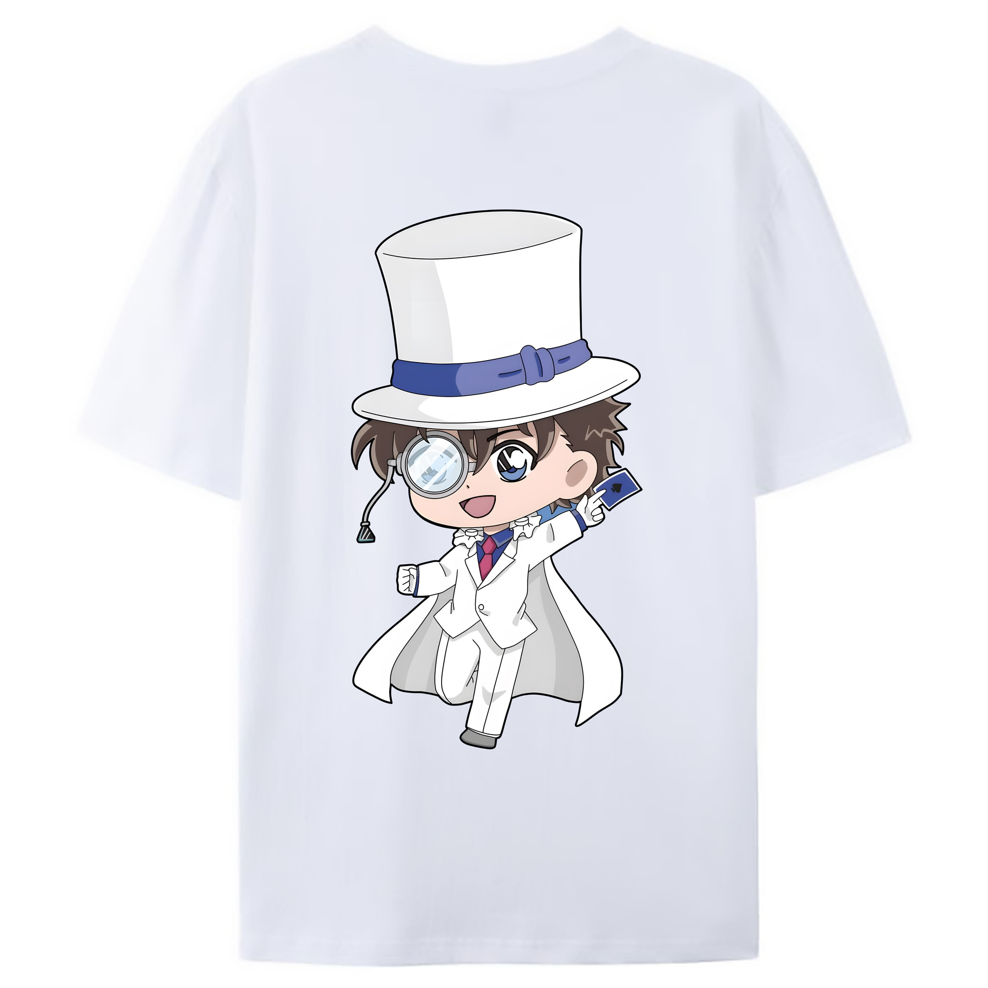 （画像用） 名探偵コナン くろば かいと Detective Conan Kuroba Kaito レディース半袖Tシャツ(バックプリント)