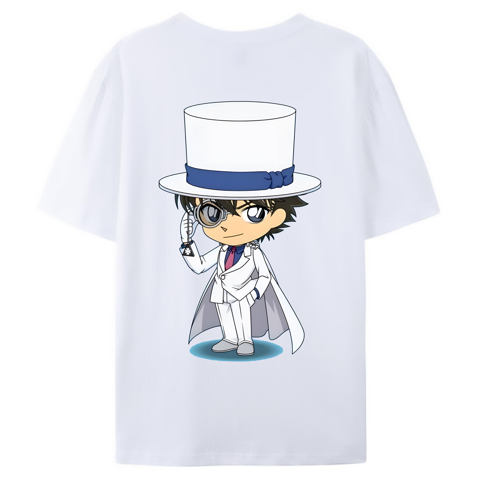 （画像用） 名探偵コナン くろば かいと Detective Conan Kuroba Kaito レディース半袖Tシャツ(バックプリント)