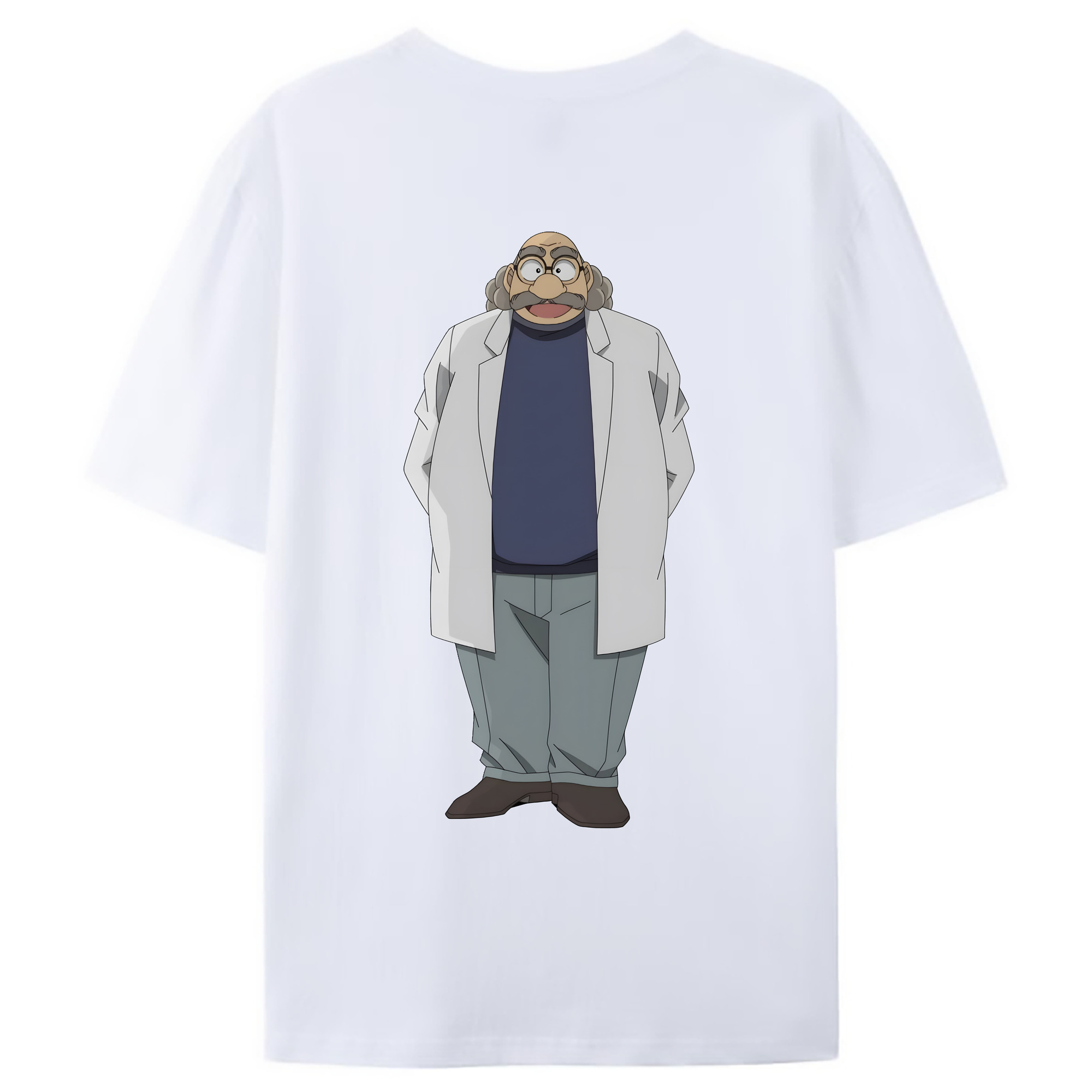 （画像用） 名探偵コナン あがさ ひろし Detective Conan Agasa Hiroshi レディース半袖Tシャツ(バックプリント)