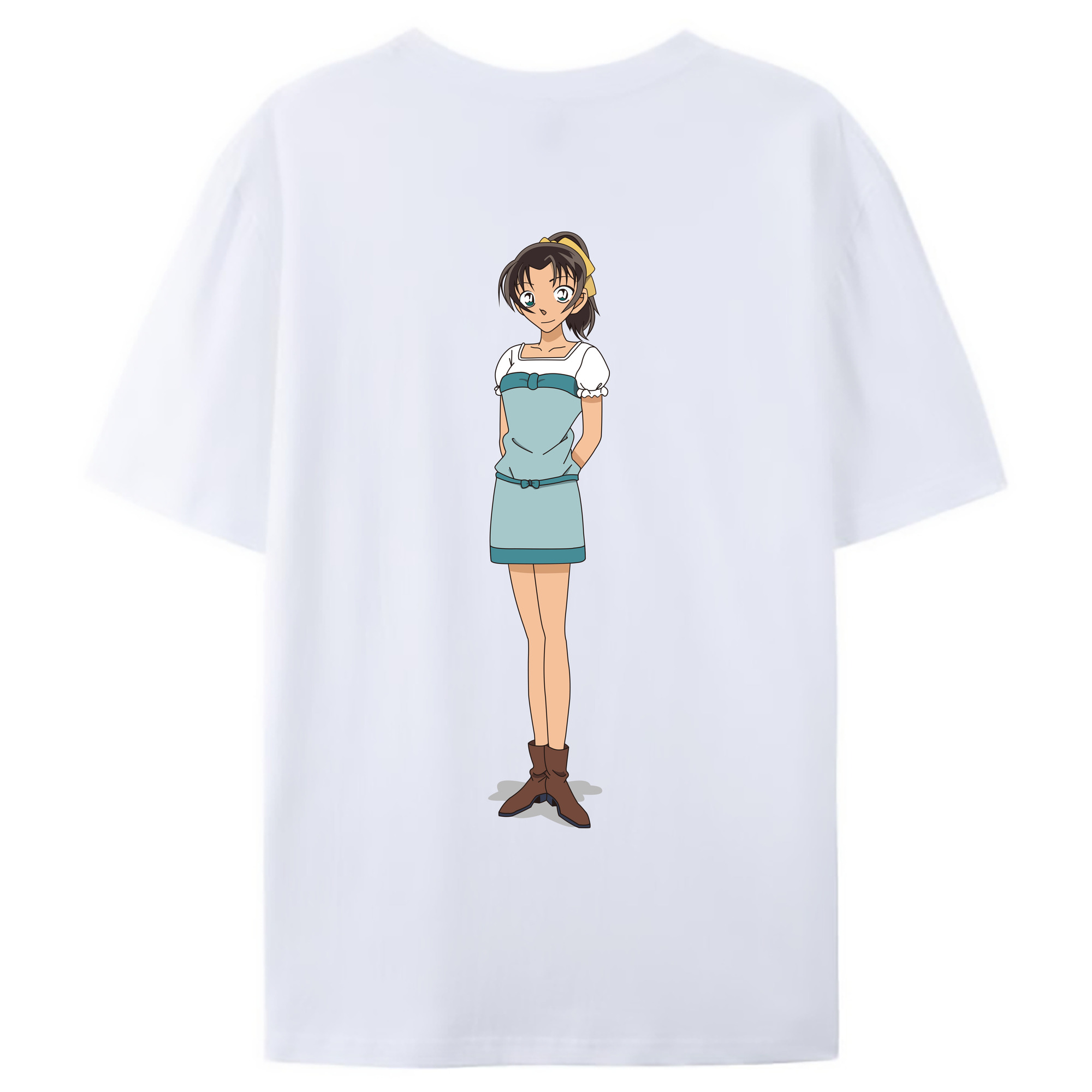 （画像用） 名探偵コナン Detective Conan レディース半袖Tシャツ(バックプリント)