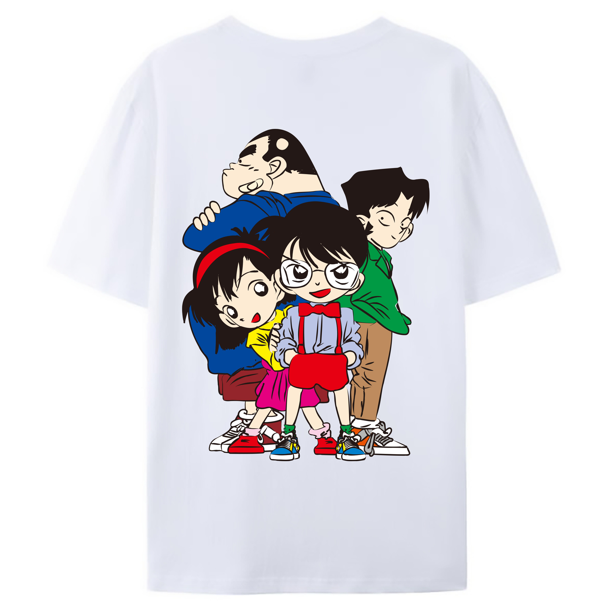 （画像用） 名探偵コナン Detective Conan レディース半袖Tシャツ(バックプリント)