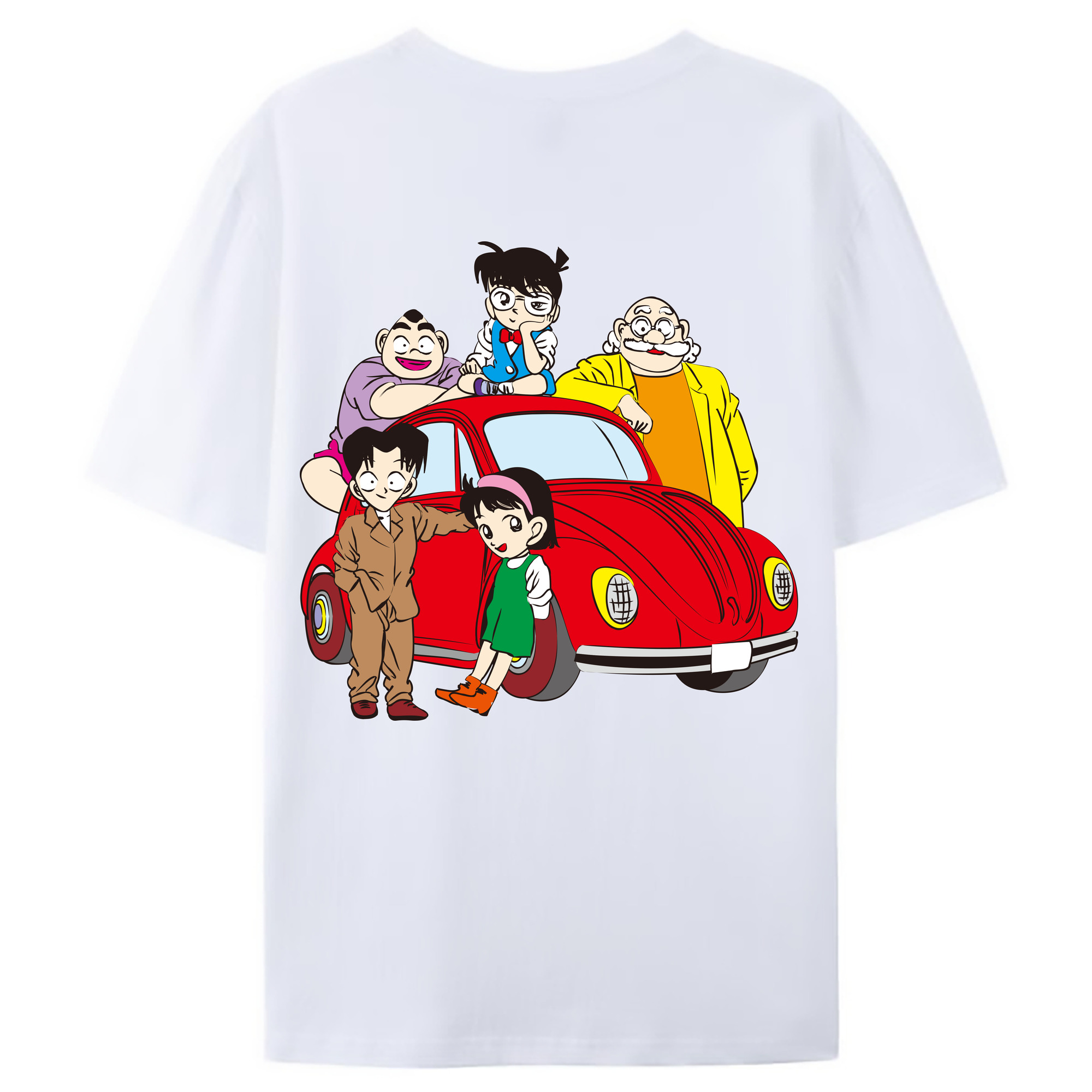 （画像用） 名探偵コナン Detective Conan レディース半袖Tシャツ(バックプリント)