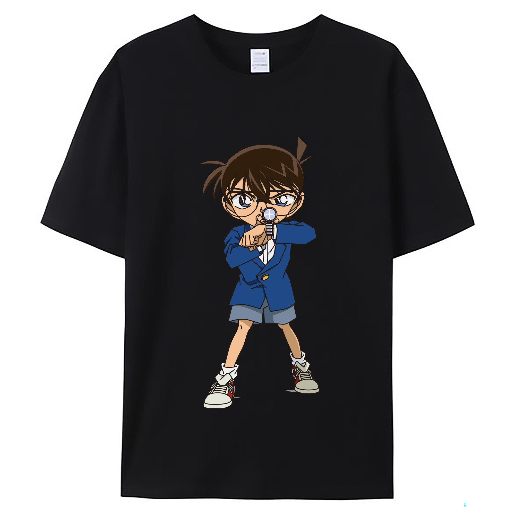 （画像用） 名探偵コナン 江戸川 コナン Detective Conan Conan Edogawa レディースカジュアルプリントTシャツ（綿100％）