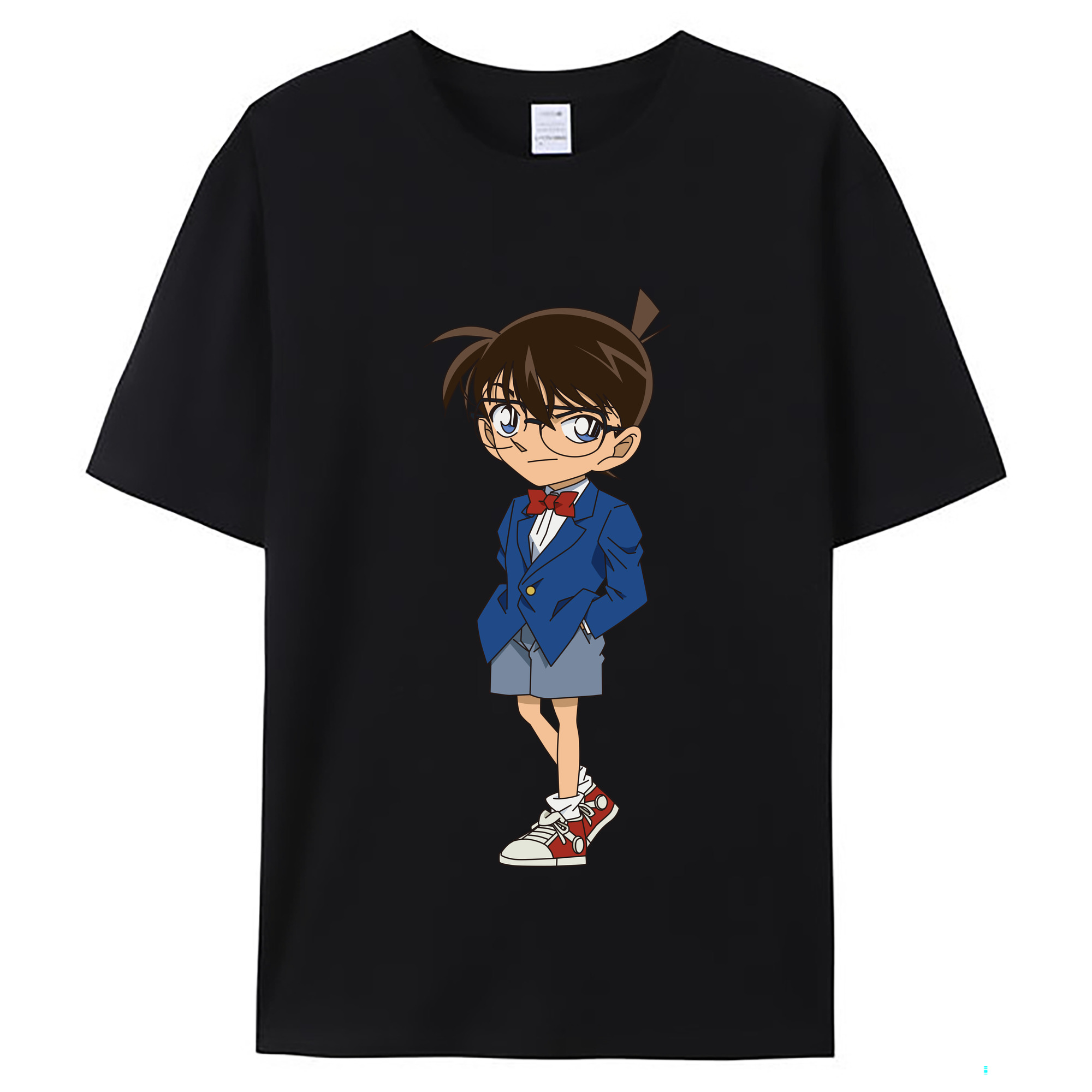 （画像用） 名探偵コナン 江戸川 コナン Detective Conan Conan Edogawa レディースカジュアルプリントTシャツ（綿100％）