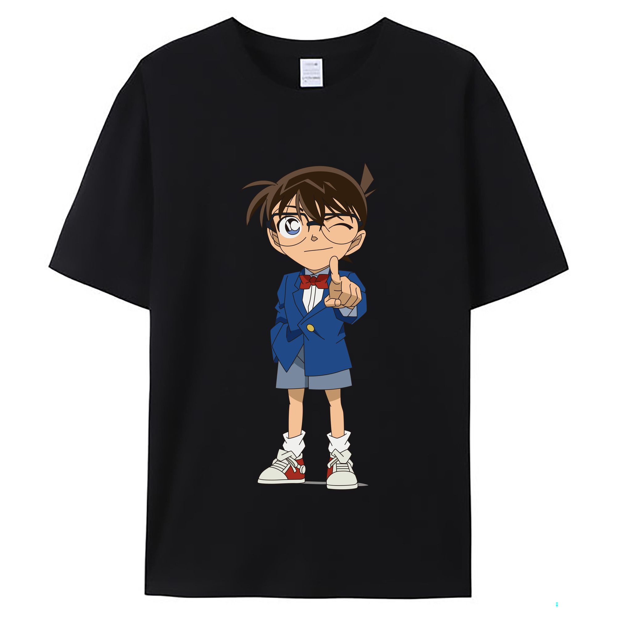 （画像用） 名探偵コナン 江戸川 コナン Detective Conan Conan Edogawa レディースカジュアルプリントTシャツ（綿100％）