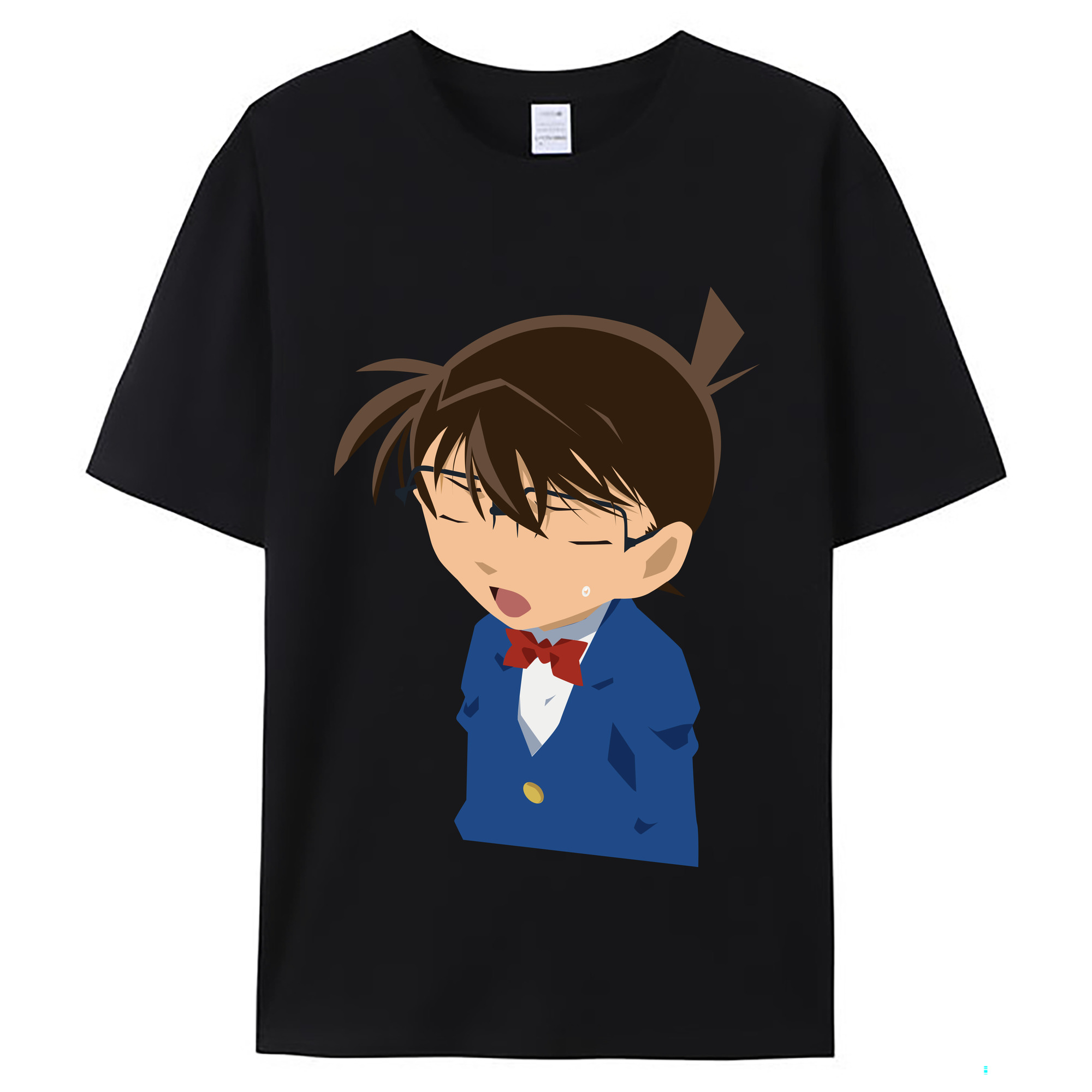 （画像用） 名探偵コナン 江戸川 コナン Detective Conan Conan Edogawa レディースカジュアルプリントTシャツ（綿100％）