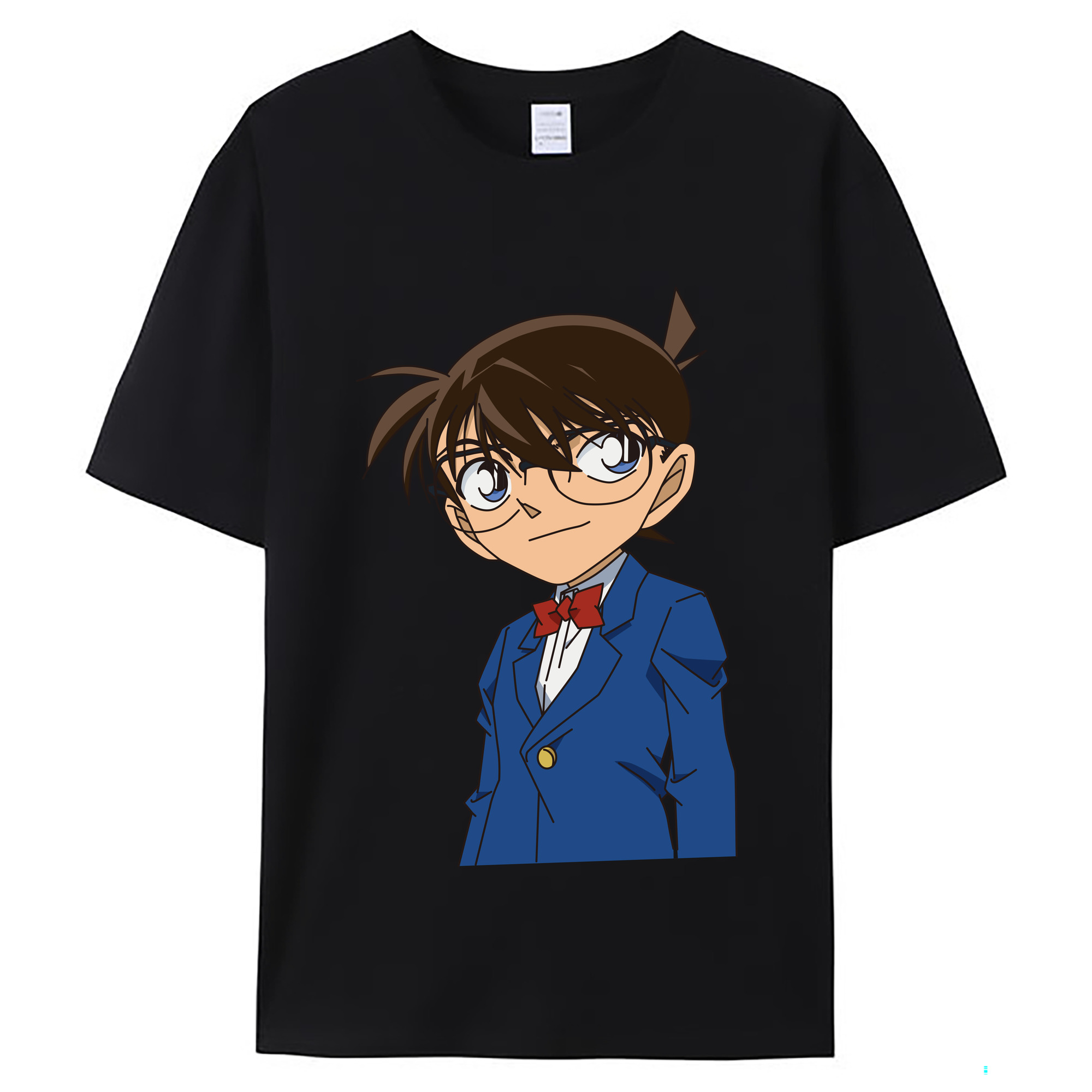 （画像用） 名探偵コナン 江戸川 コナン Detective Conan Conan Edogawa レディースカジュアルプリントTシャツ（綿100％）