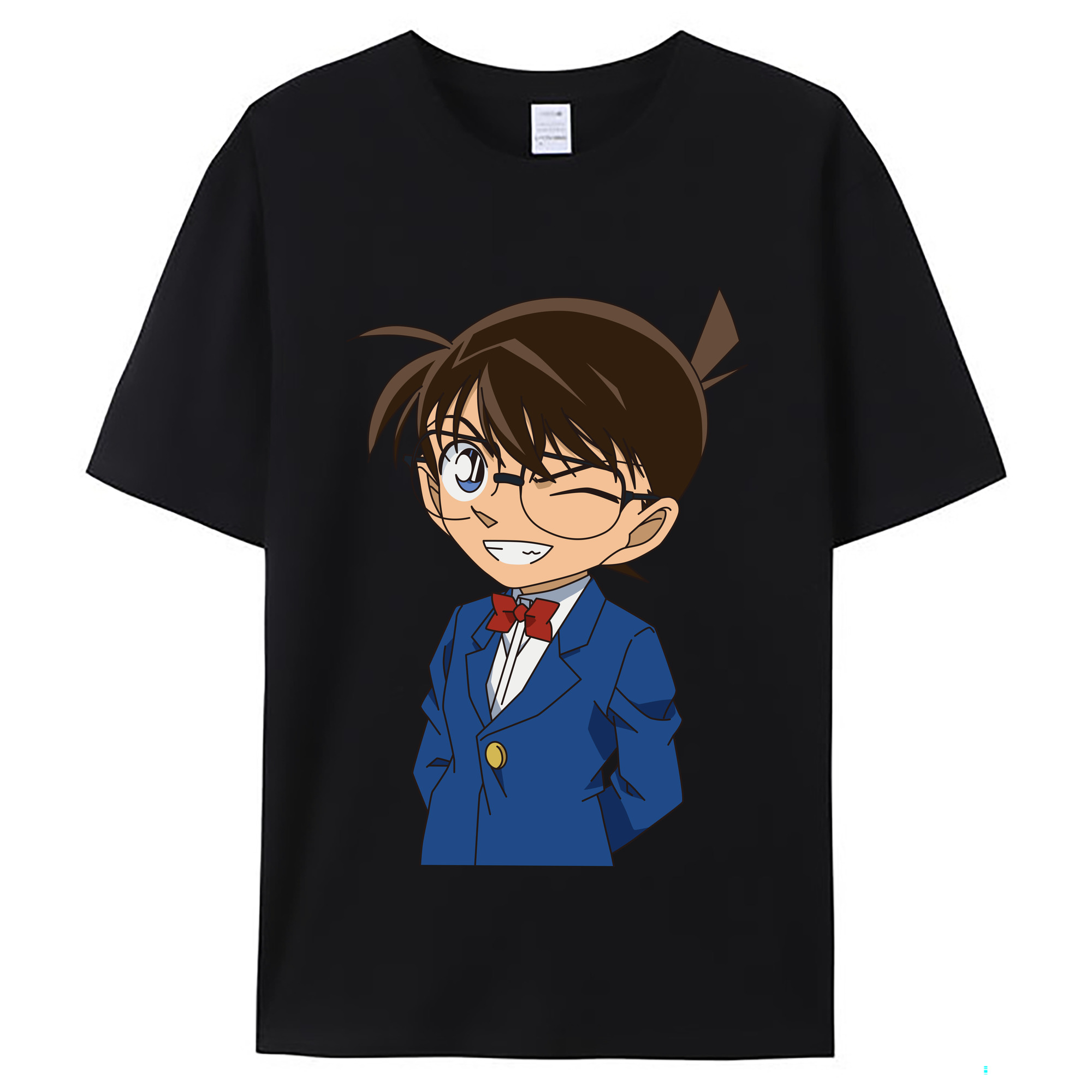 （画像用） 名探偵コナン 江戸川 コナン Detective Conan Conan Edogawa レディースカジュアルプリントTシャツ（綿100％）