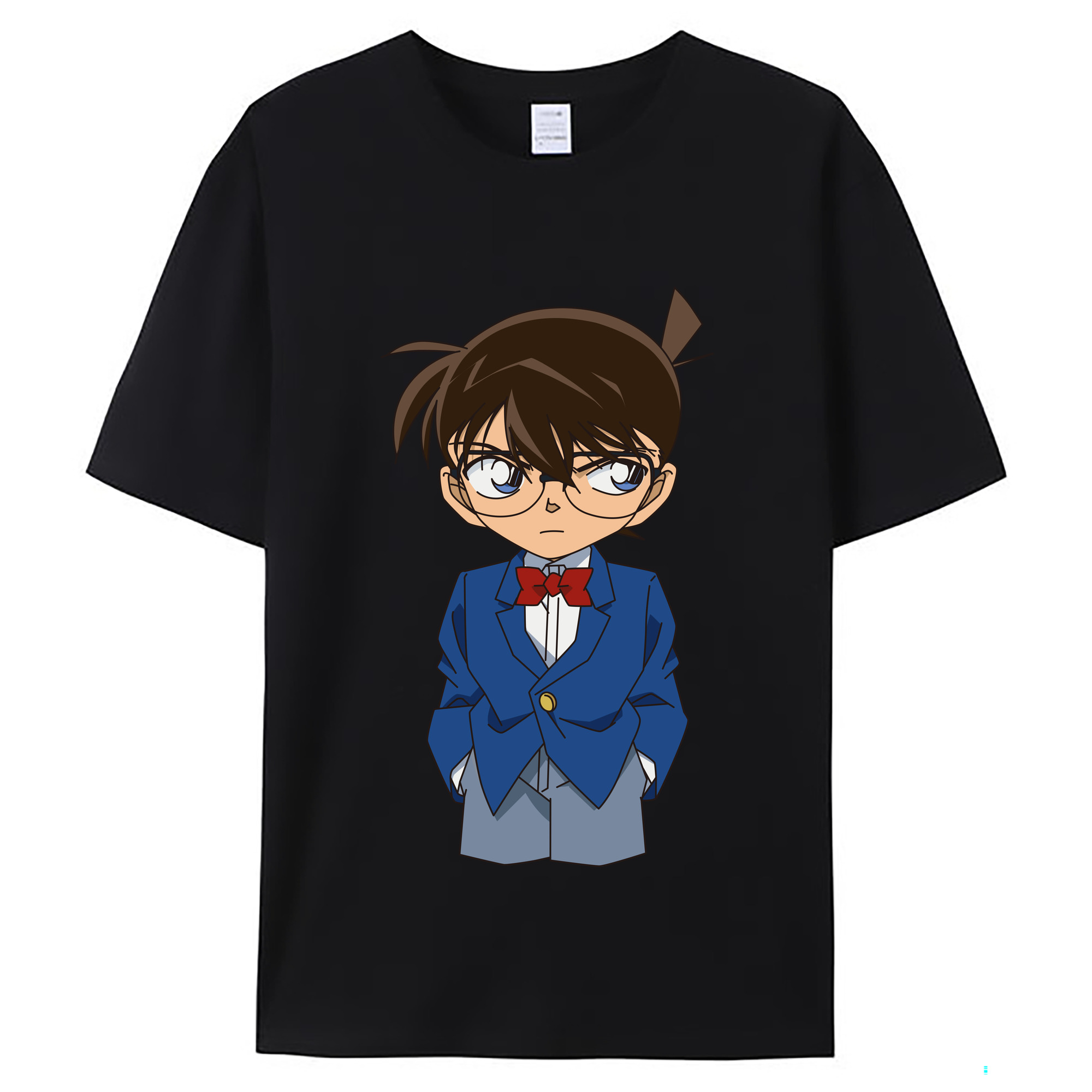 （画像用） 名探偵コナン 江戸川 コナン Detective Conan Conan Edogawa レディースカジュアルプリントTシャツ（綿100％）