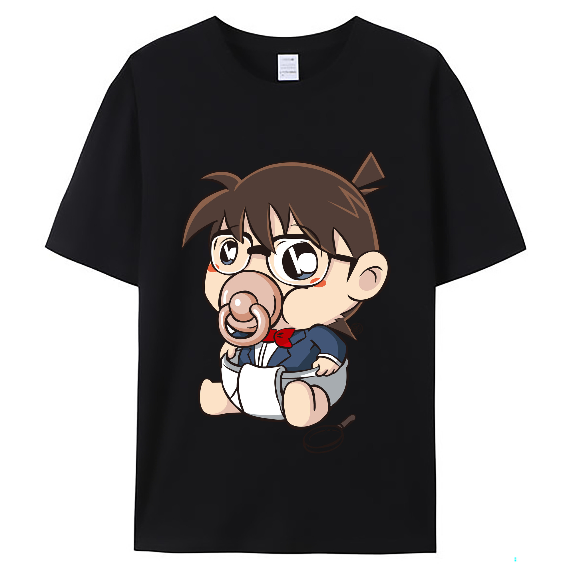 （画像用） 名探偵コナン 江戸川 コナン Detective Conan Conan Edogawa レディースカジュアルプリントTシャツ（綿100％）