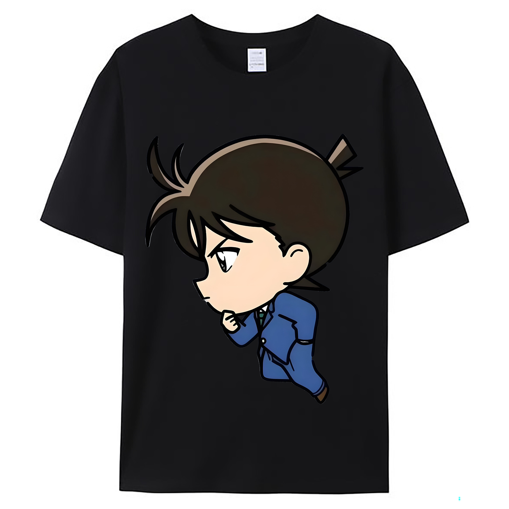（画像用） 名探偵コナン 江戸川 コナン Detective Conan Conan Edogawa レディースカジュアルプリントTシャツ（綿100％）