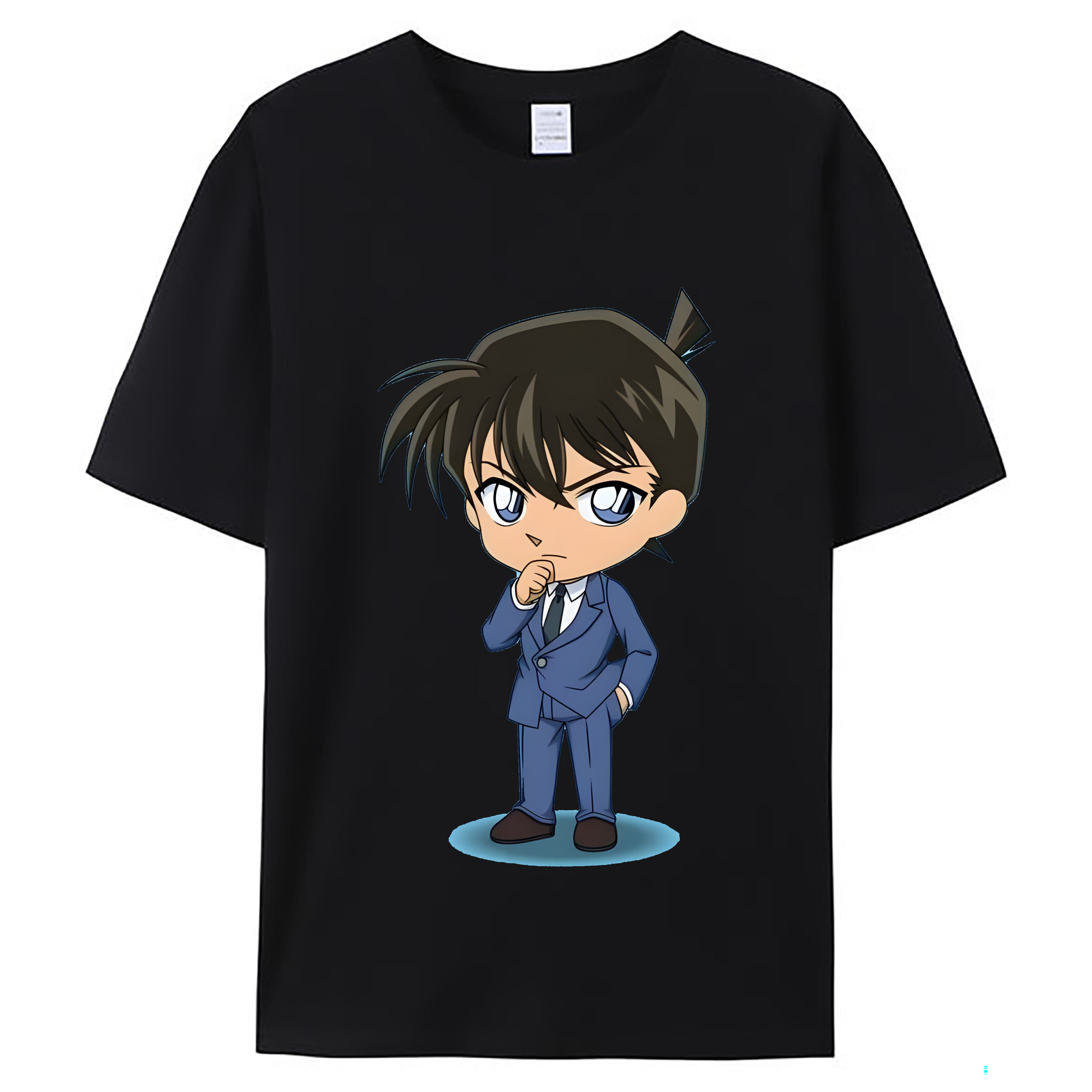 （画像用） 名探偵コナン 江戸川 コナン Detective Conan Conan Edogawa レディースカジュアルプリントTシャツ（綿100％）