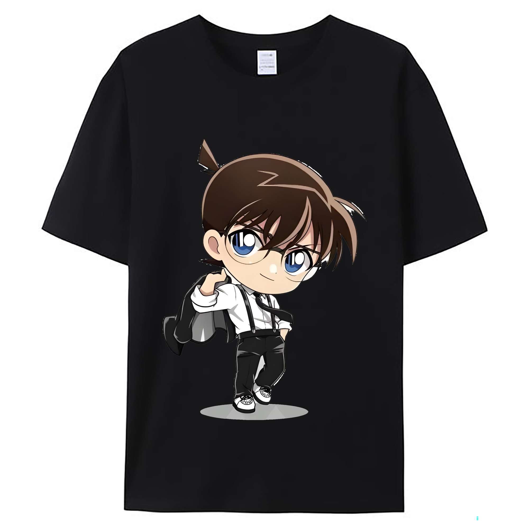 （画像用） 名探偵コナン 江戸川 コナン Detective Conan Conan Edogawa レディースカジュアルプリントTシャツ（綿100％）