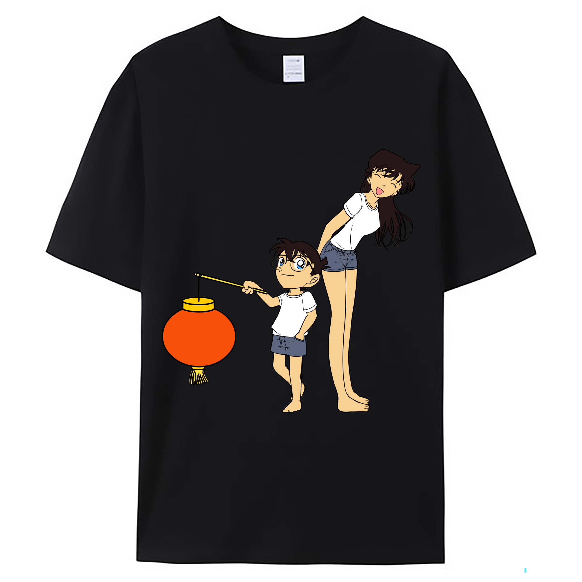 （画像用） 名探偵コナン 毛利 蘭 もうり らん、モーリ ラン Detective Conan Rachel Moore レディースカジュアルプリントTシャツ（綿100％）