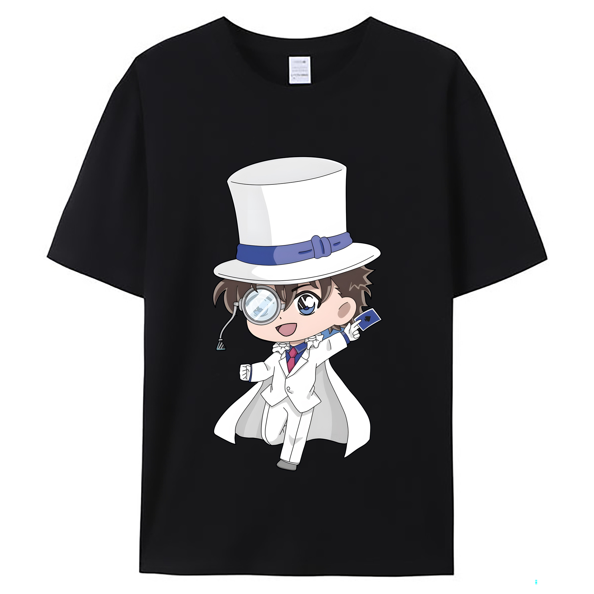 （画像用） 名探偵コナン くろば かいと Detective Conan Kuroba Kaito レディースカジュアルプリントTシャツ（綿100％）