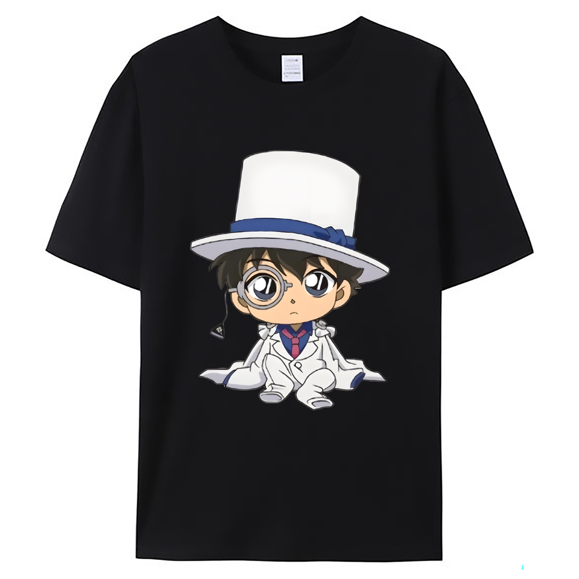（画像用） 名探偵コナン くろば かいと Detective Conan Kuroba Kaito レディースカジュアルプリントTシャツ（綿100％）