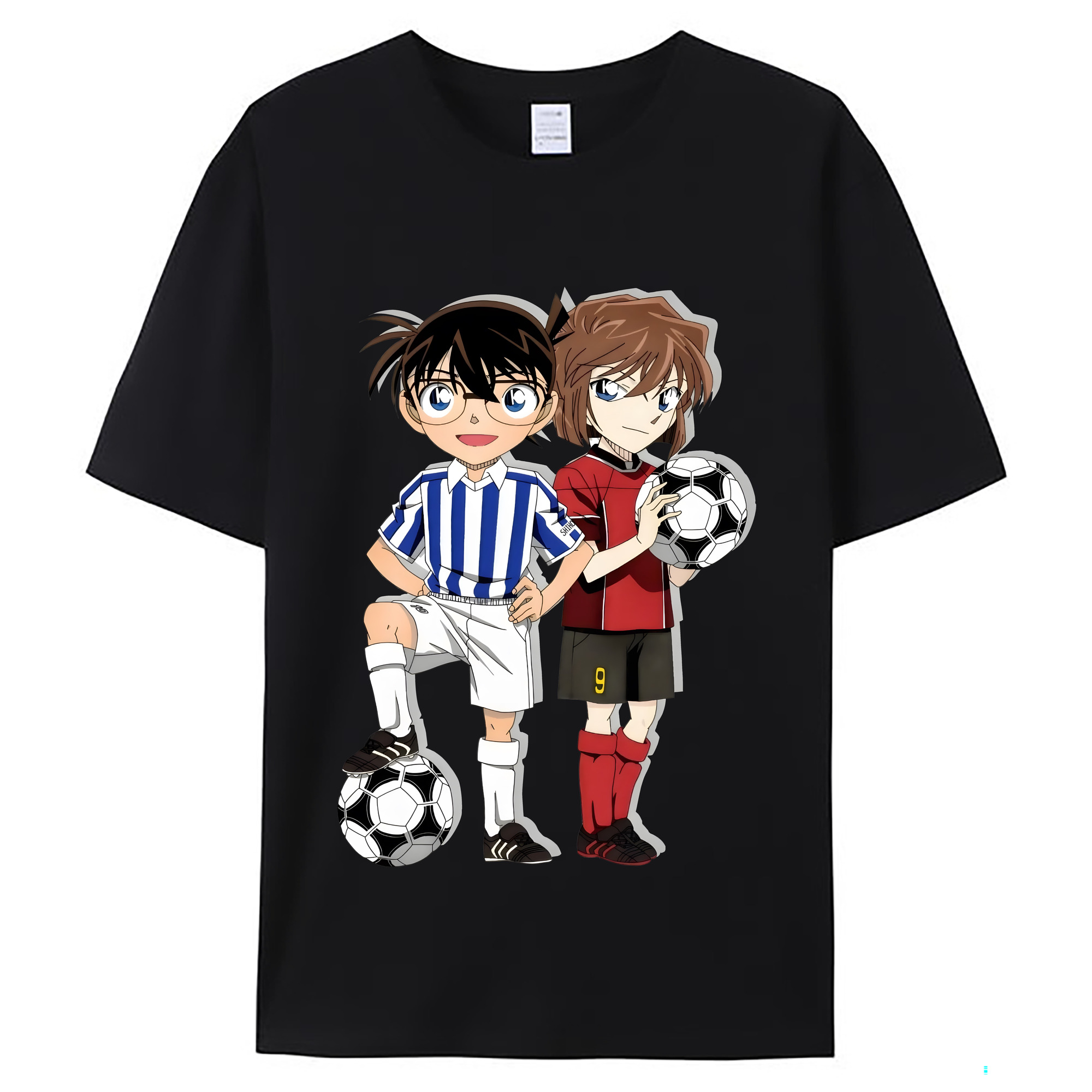 （画像用） 名探偵コナン 灰原 哀 はいばら あい Detective Conan Anita Hailey、Vi Graythorn Haibara Ai レディースカジュアルプリントTシャツ（綿100％）