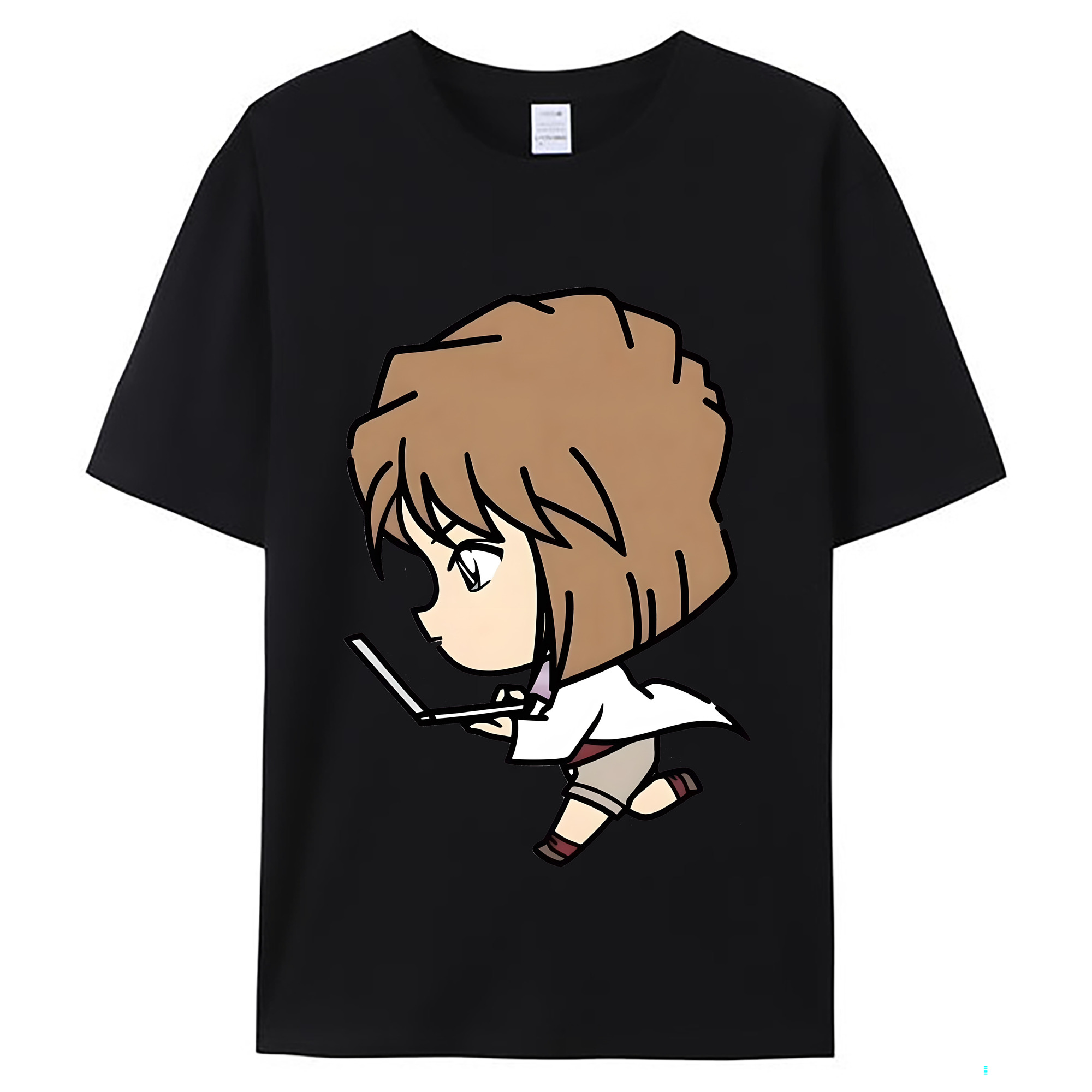 （画像用） 名探偵コナン 灰原 哀 はいばら あい Detective Conan Anita Hailey、Vi Graythorn Haibara Ai レディースカジュアルプリントTシャツ（綿100％）