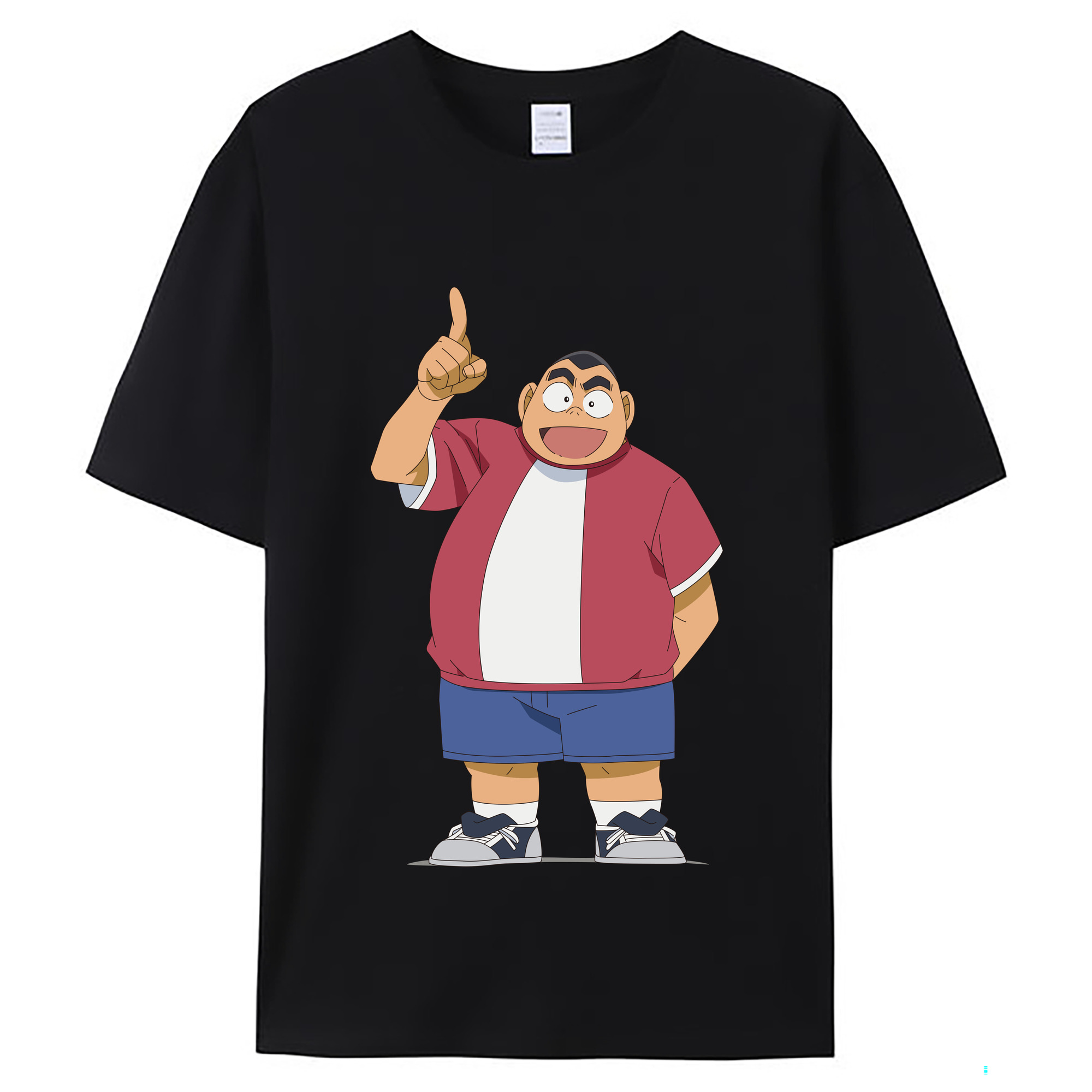 （画像用） 名探偵コナン 小嶋 元太 こじま げんた Detective Conan Kojima Genta レディースカジュアルプリントTシャツ（綿100％）