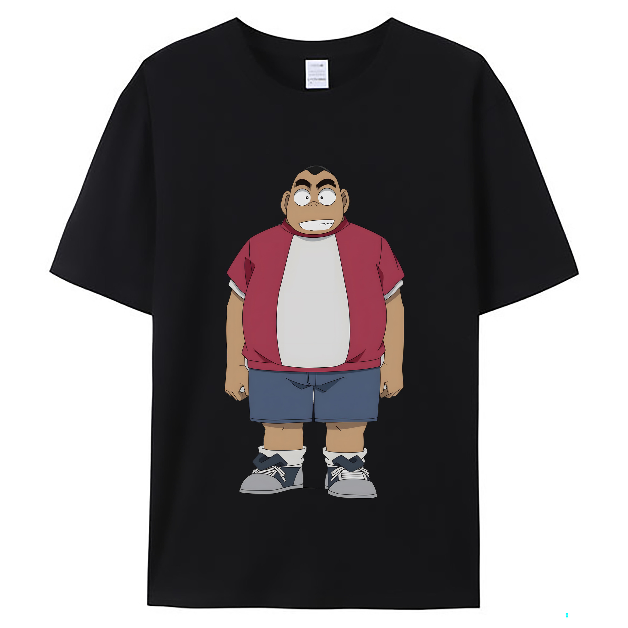 （画像用） 名探偵コナン 小嶋 元太 こじま げんた Detective Conan Kojima Genta レディースカジュアルプリントTシャツ（綿100％）
