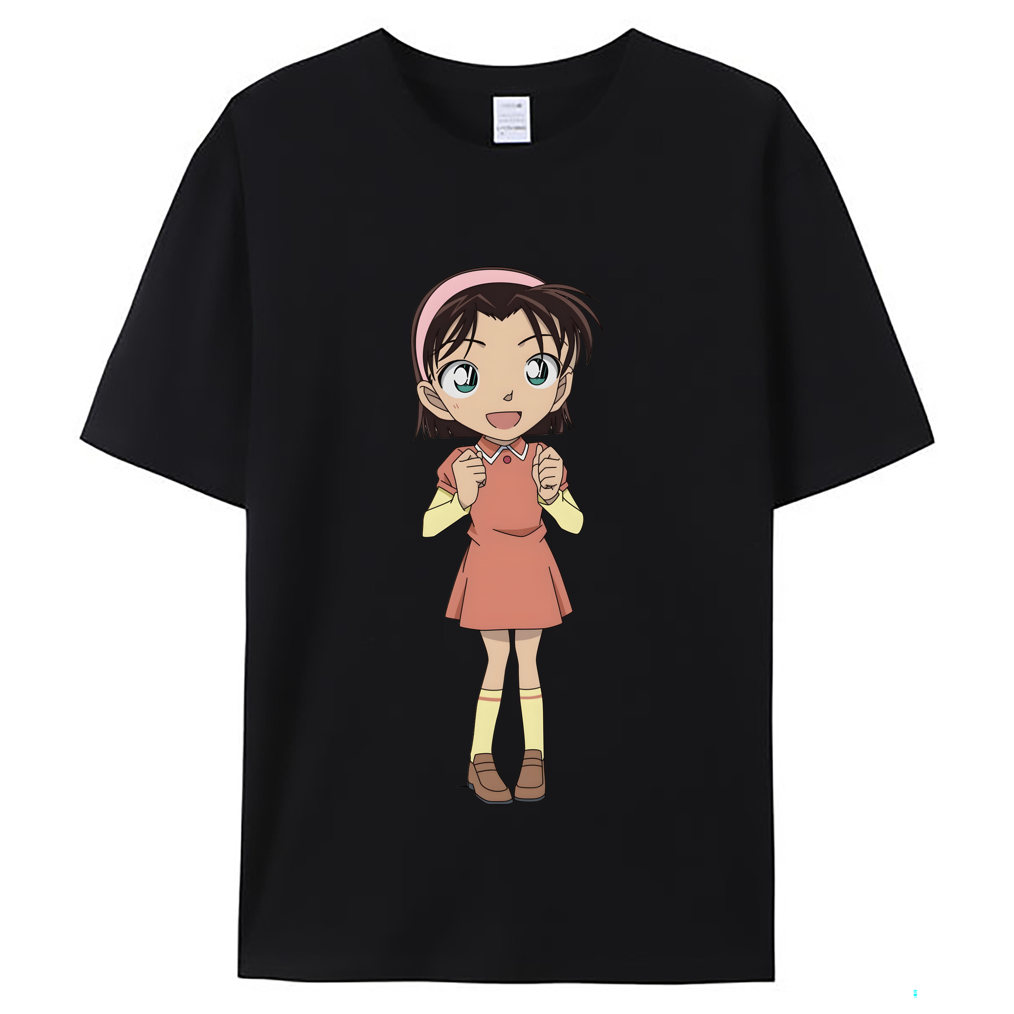 （画像用） 名探偵コナン 吉田 歩美 よしだ あゆみ Detective Conan my Yeager レディースカジュアルプリントTシャツ（綿100％）