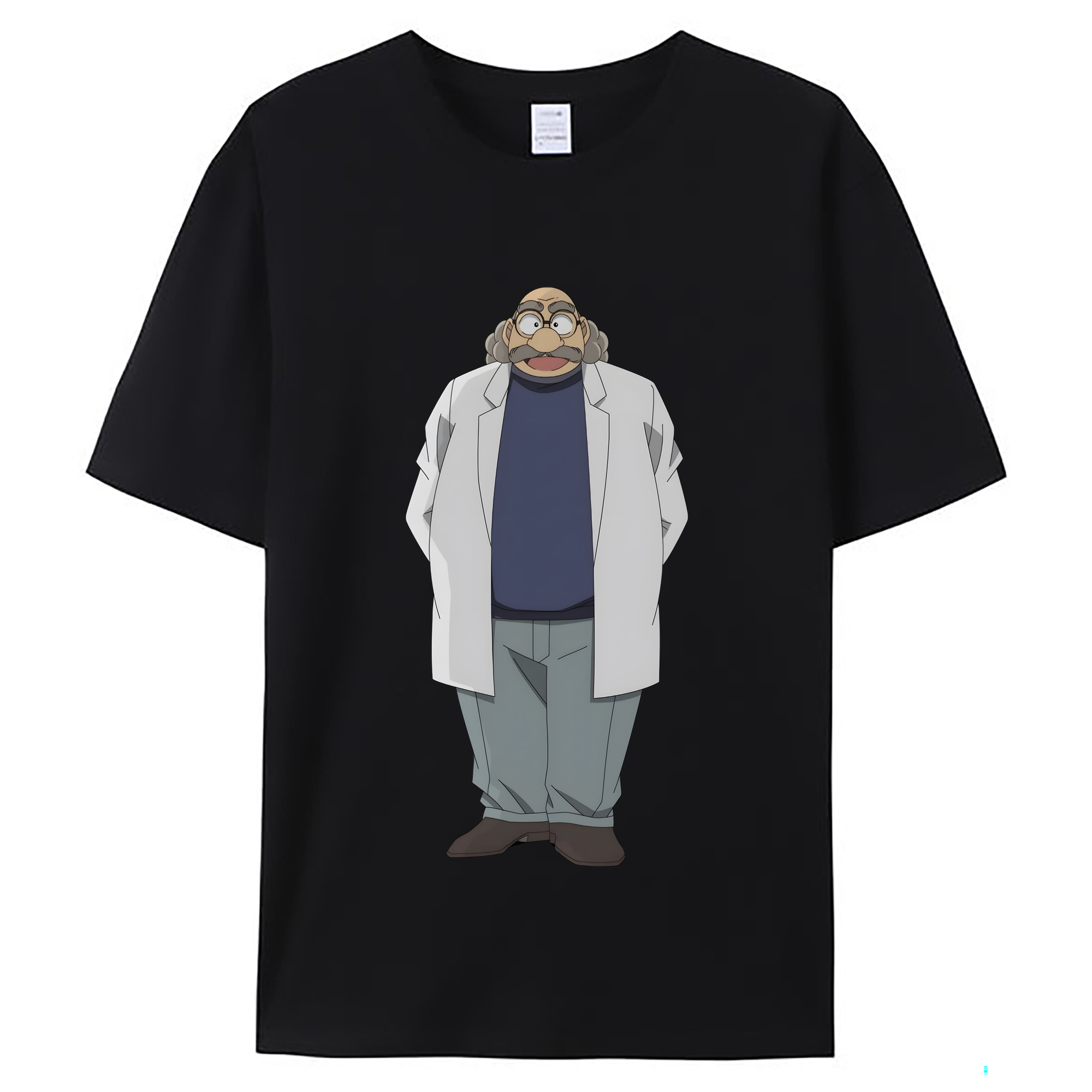 （画像用） 名探偵コナン あがさ ひろし Detective Conan Agasa Hiroshi レディースカジュアルプリントTシャツ（綿100％）