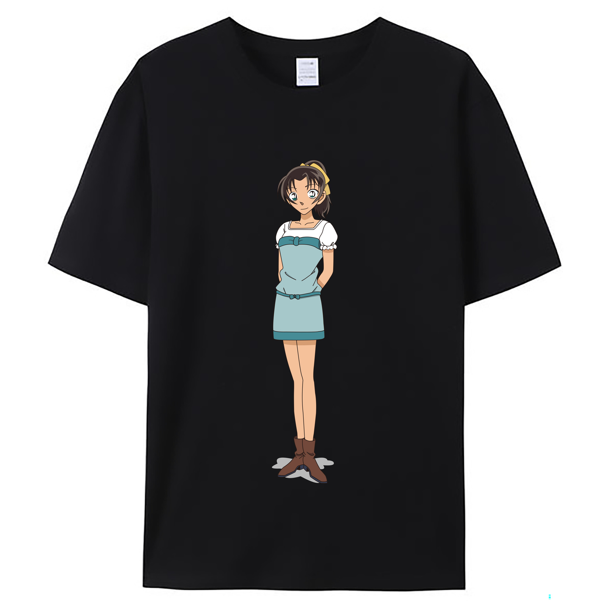 （画像用） 名探偵コナン Detective Conan レディースカジュアルプリントTシャツ（綿100％）