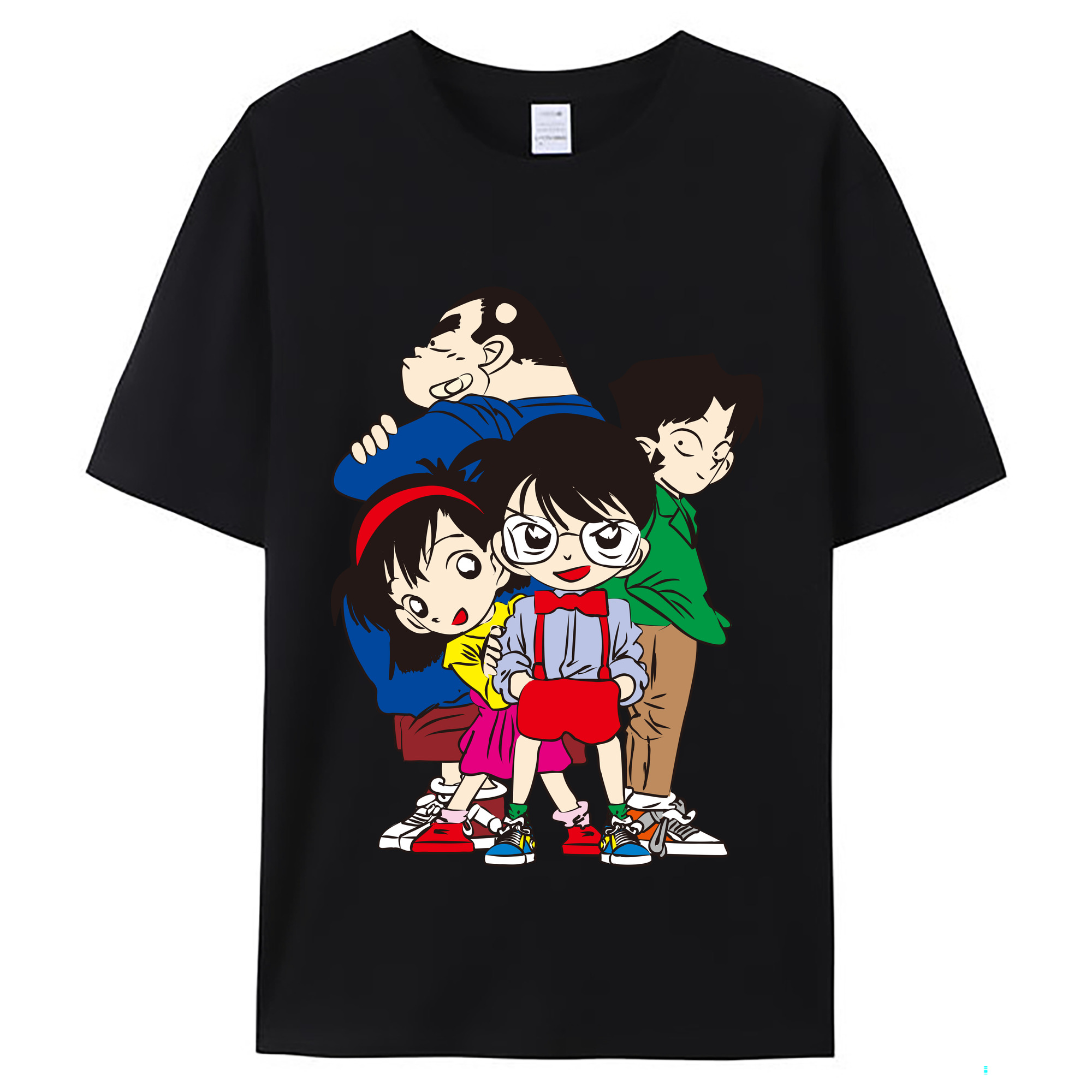 （画像用） 名探偵コナン Detective Conan レディースカジュアルプリントTシャツ（綿100％）