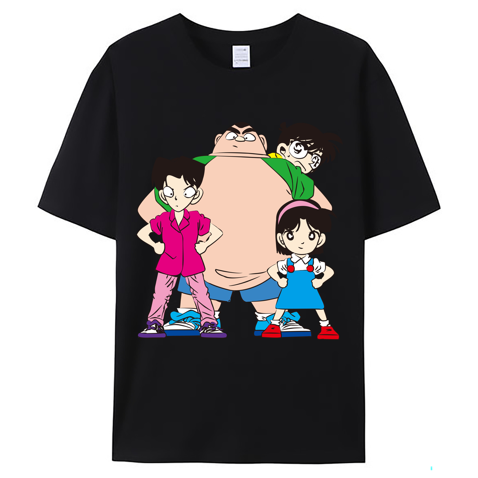 （画像用） 名探偵コナン Detective Conan レディースカジュアルプリントTシャツ（綿100％）