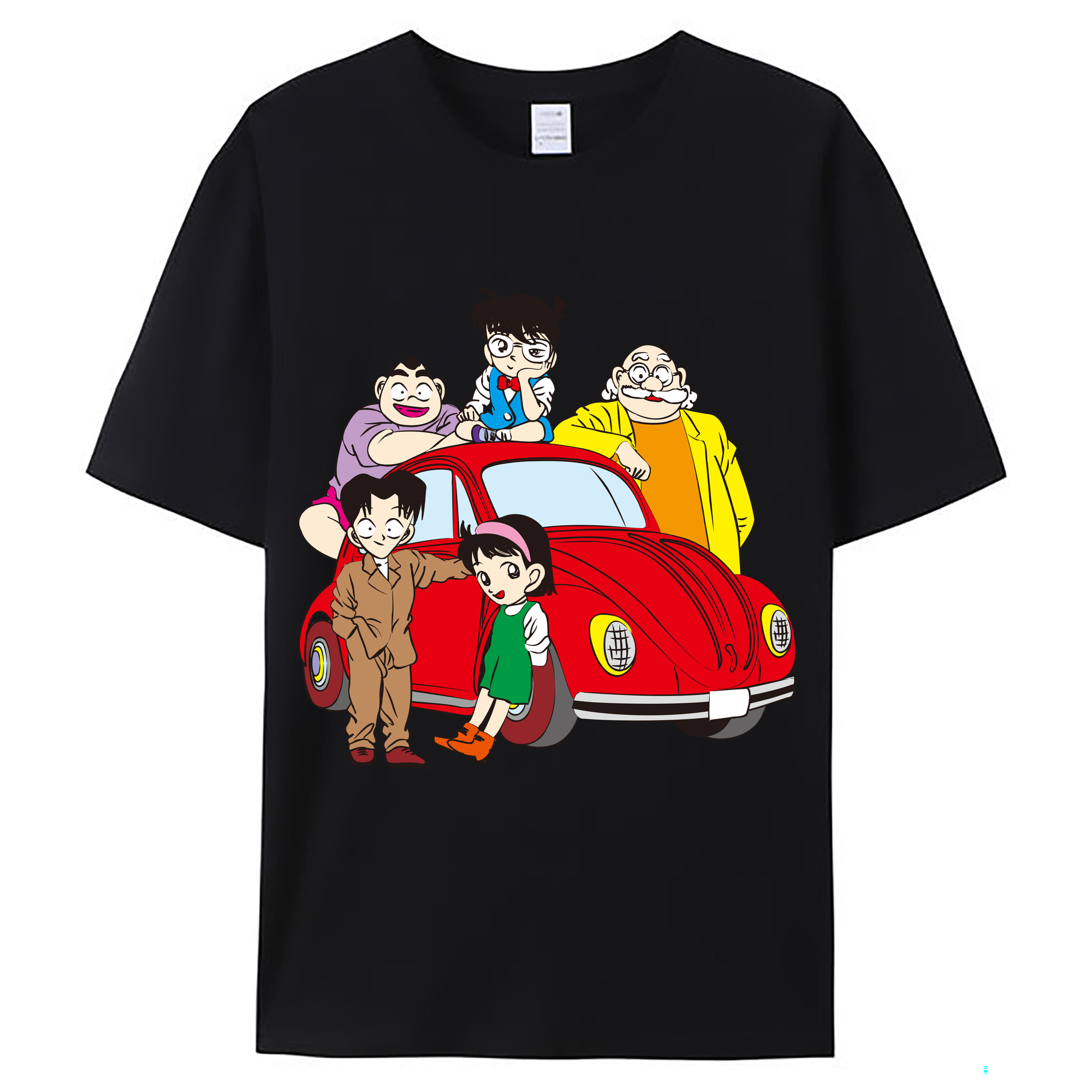 （画像用） 名探偵コナン Detective Conan レディースカジュアルプリントTシャツ（綿100％）
