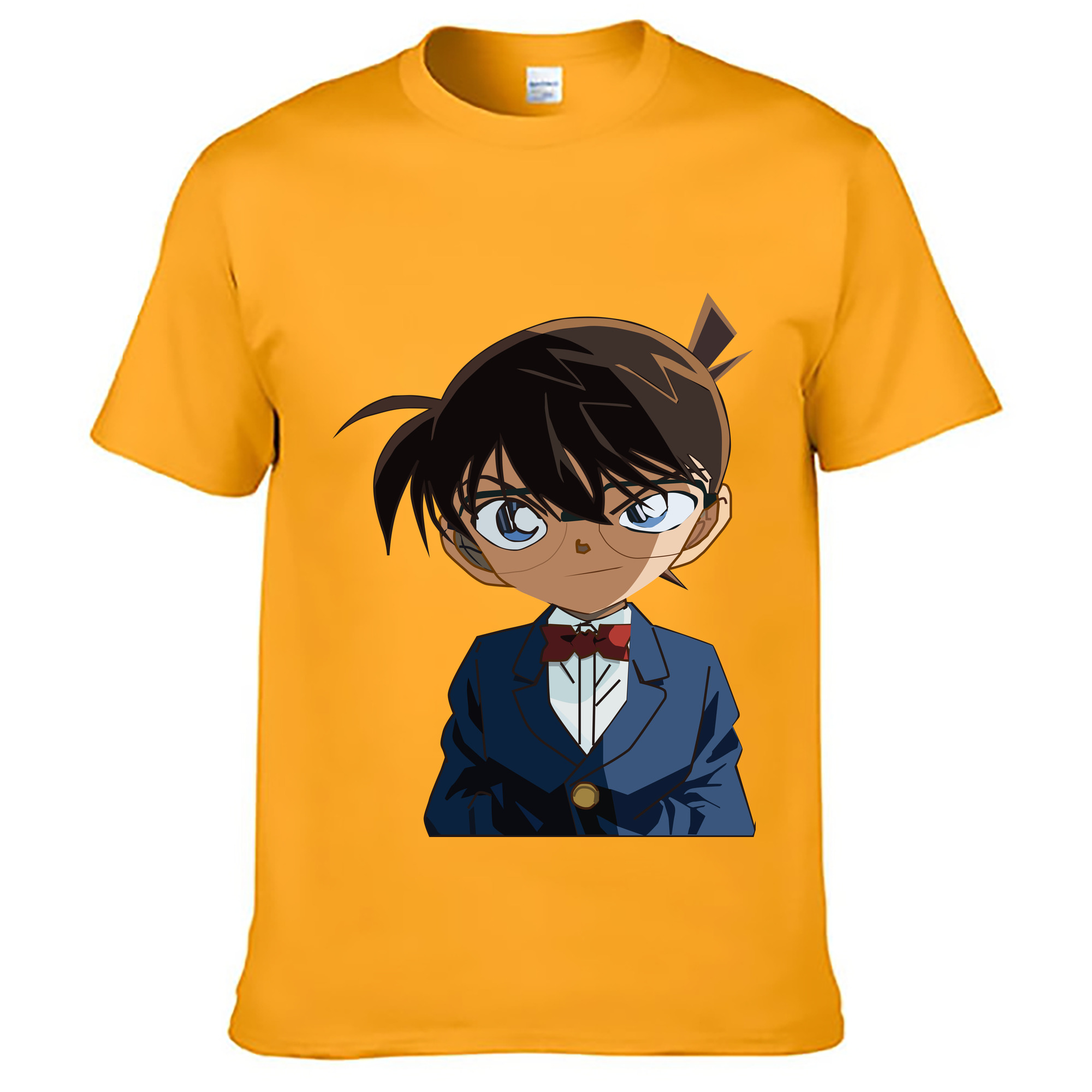 （画像用） 名探偵コナン 江戸川 コナン Detective Conan Conan Edogawa レディースカジュアルプリントTシャツ（綿100％）
