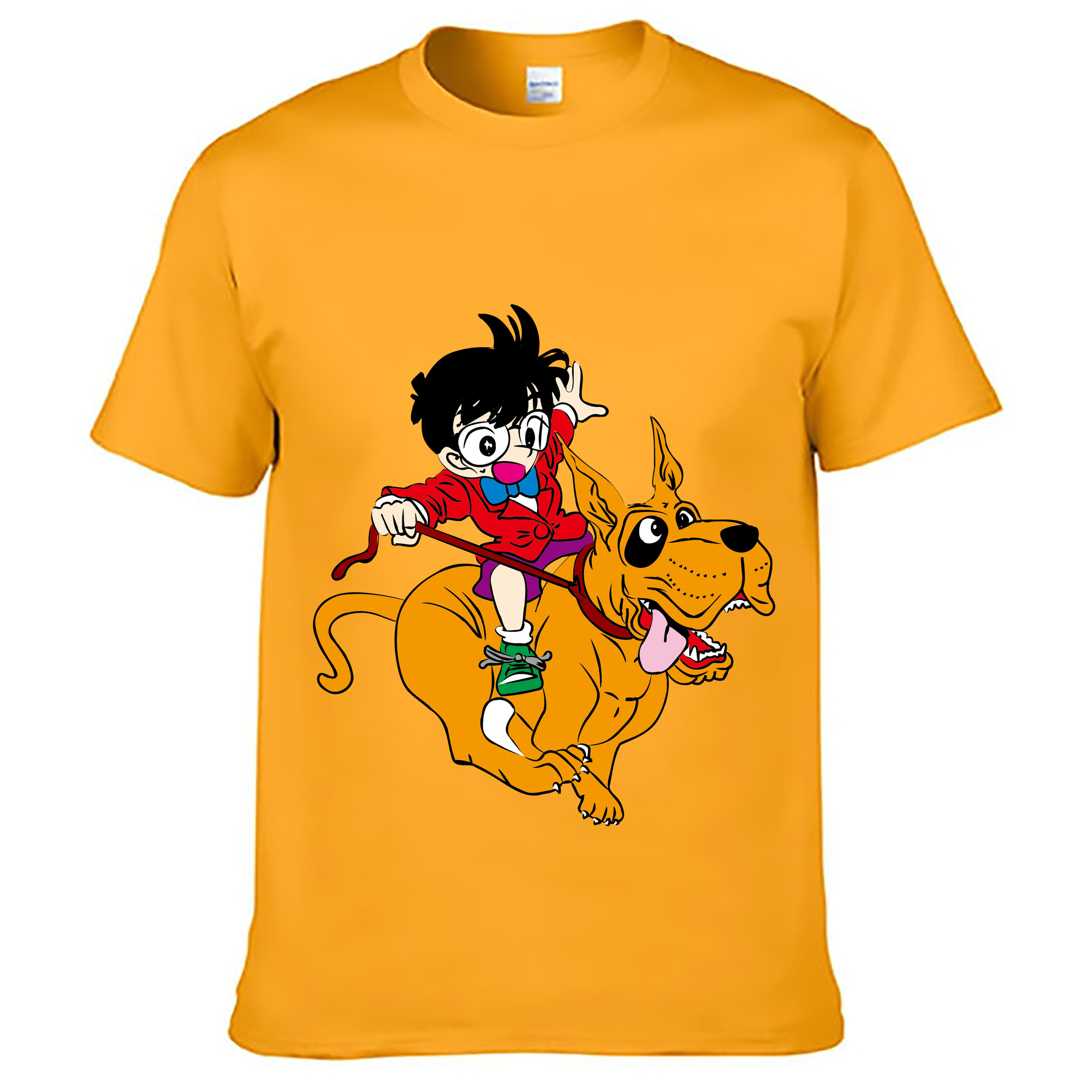 （画像用） 名探偵コナン 江戸川 コナン Detective Conan Conan Edogawa レディースカジュアルプリントTシャツ（綿100％）