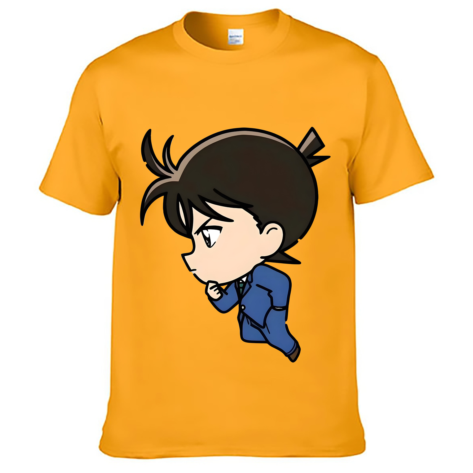 （画像用） 名探偵コナン 江戸川 コナン Detective Conan Conan Edogawa レディースカジュアルプリントTシャツ（綿100％）