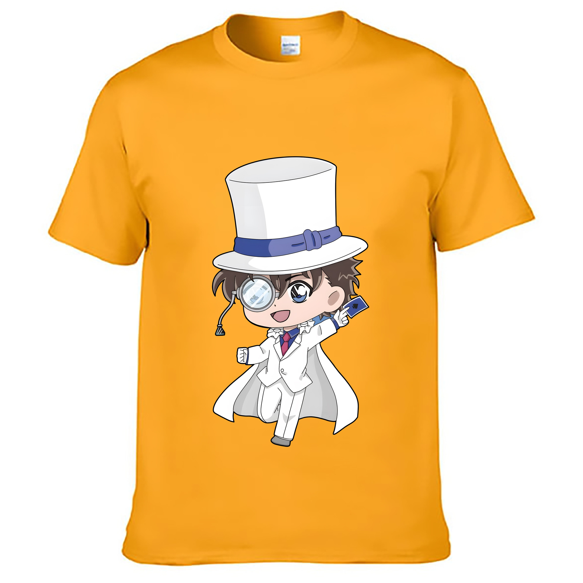 （画像用） 名探偵コナン くろば かいと Detective Conan Kuroba Kaito レディースカジュアルプリントTシャツ（綿100％）