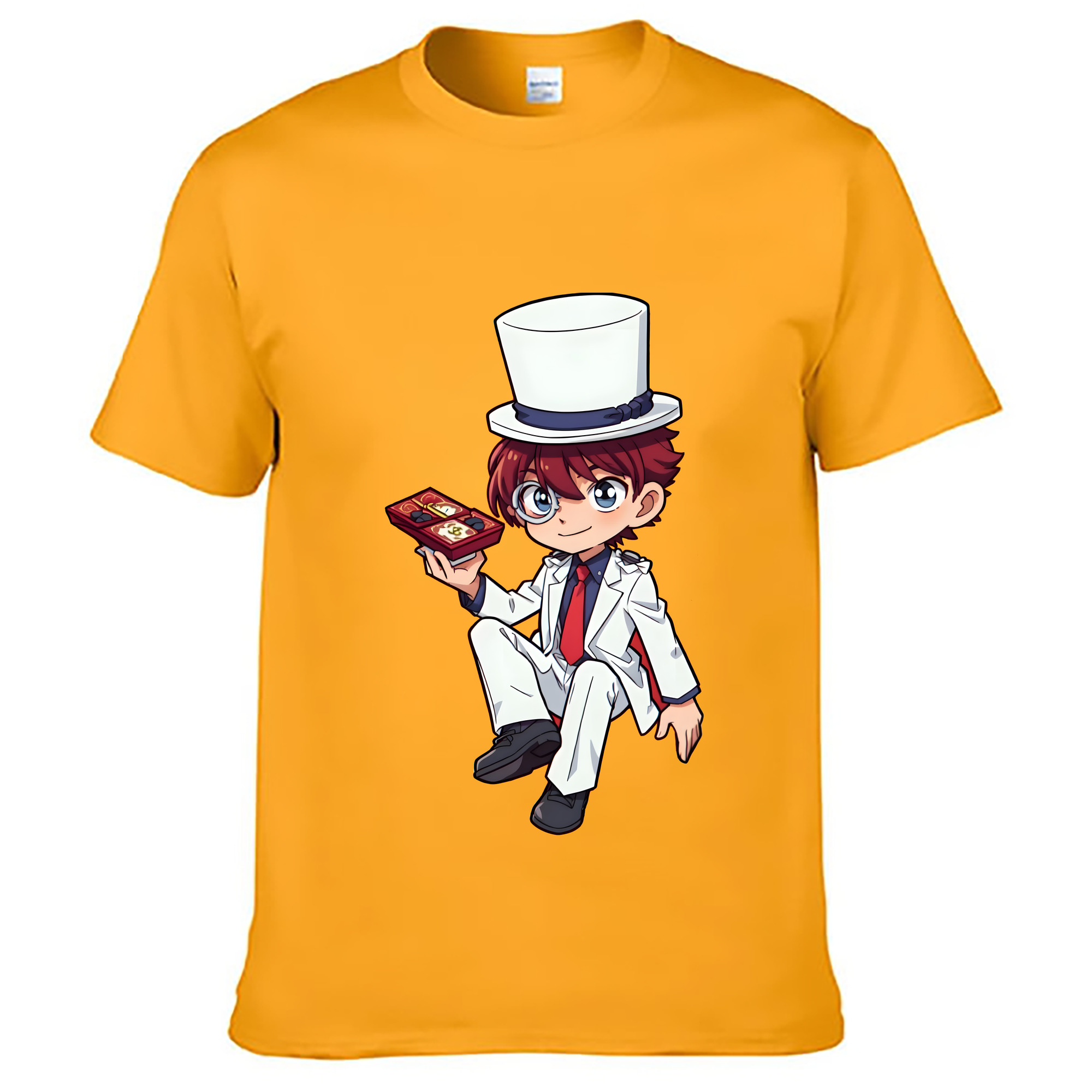 （画像用） 名探偵コナン くろば かいと Detective Conan Kuroba Kaito レディースカジュアルプリントTシャツ（綿100％）