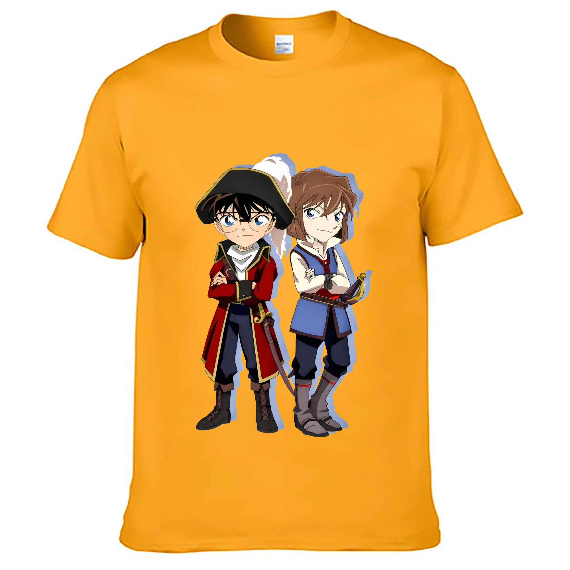 （画像用） 名探偵コナン 灰原 哀 はいばら あい Detective Conan Anita Hailey、Vi Graythorn Haibara Ai レディースカジュアルプリントTシャツ（綿100％）