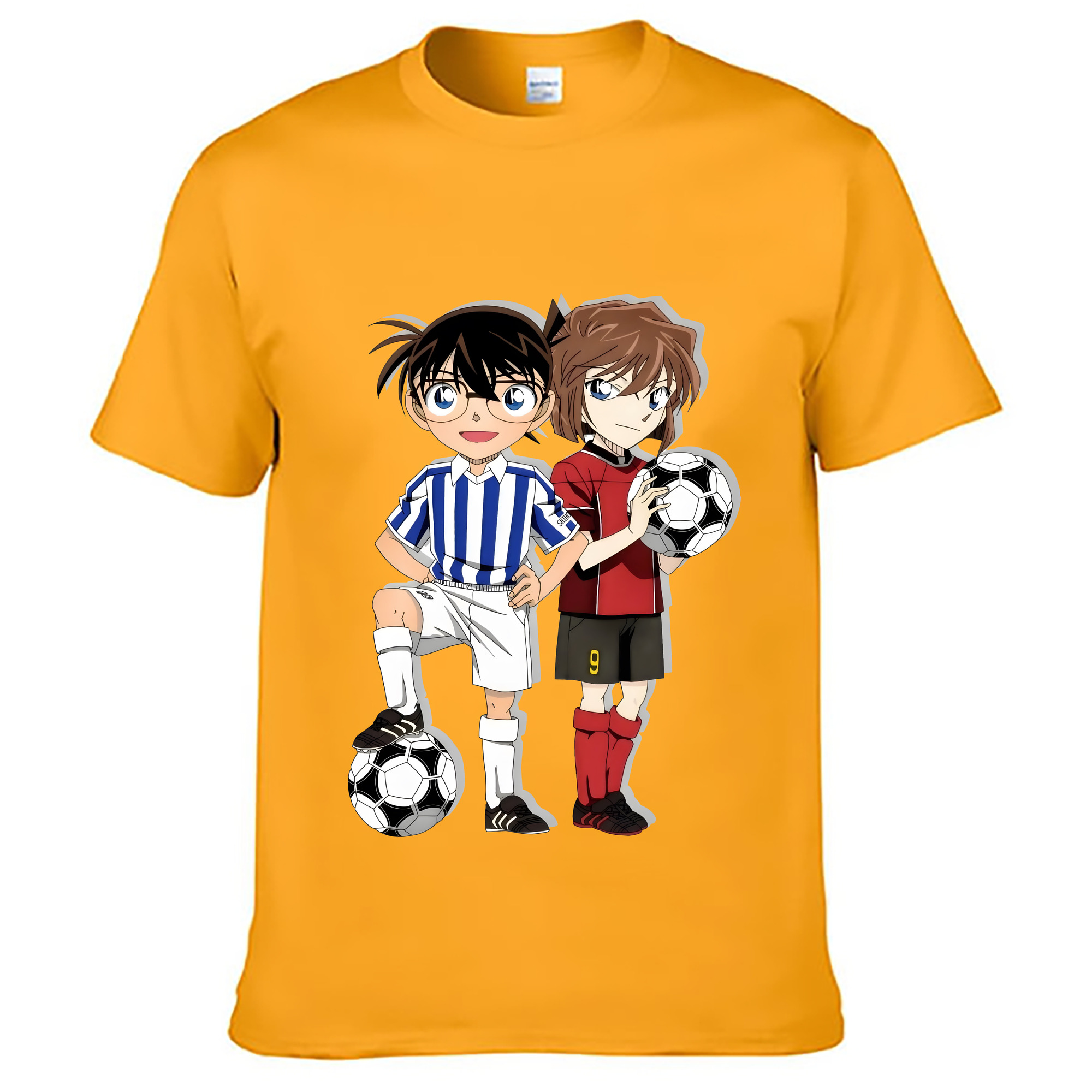 （画像用） 名探偵コナン 灰原 哀 はいばら あい Detective Conan Anita Hailey、Vi Graythorn Haibara Ai レディースカジュアルプリントTシャツ（綿100％）