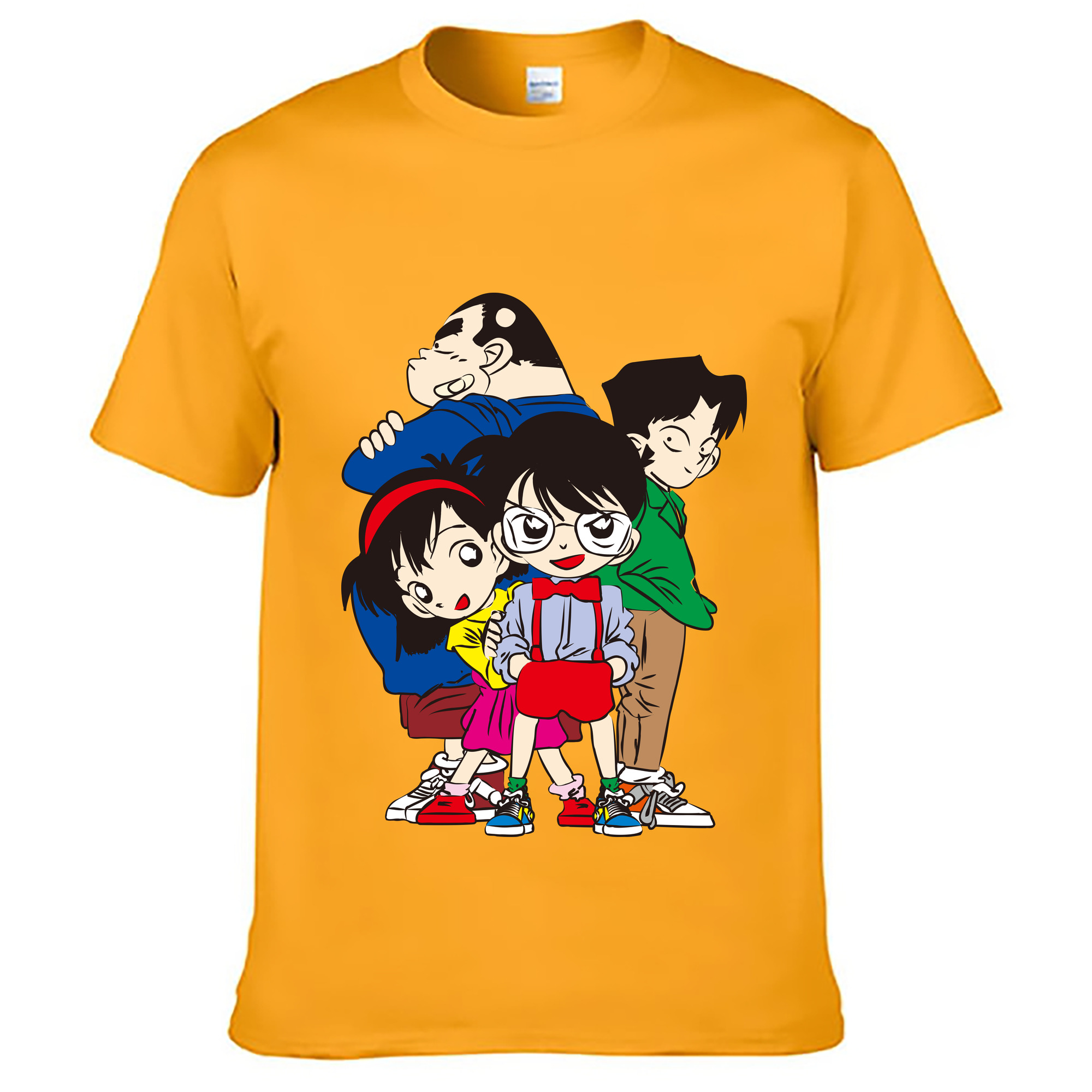 （画像用） 名探偵コナン Detective Conan レディースカジュアルプリントTシャツ（綿100％）