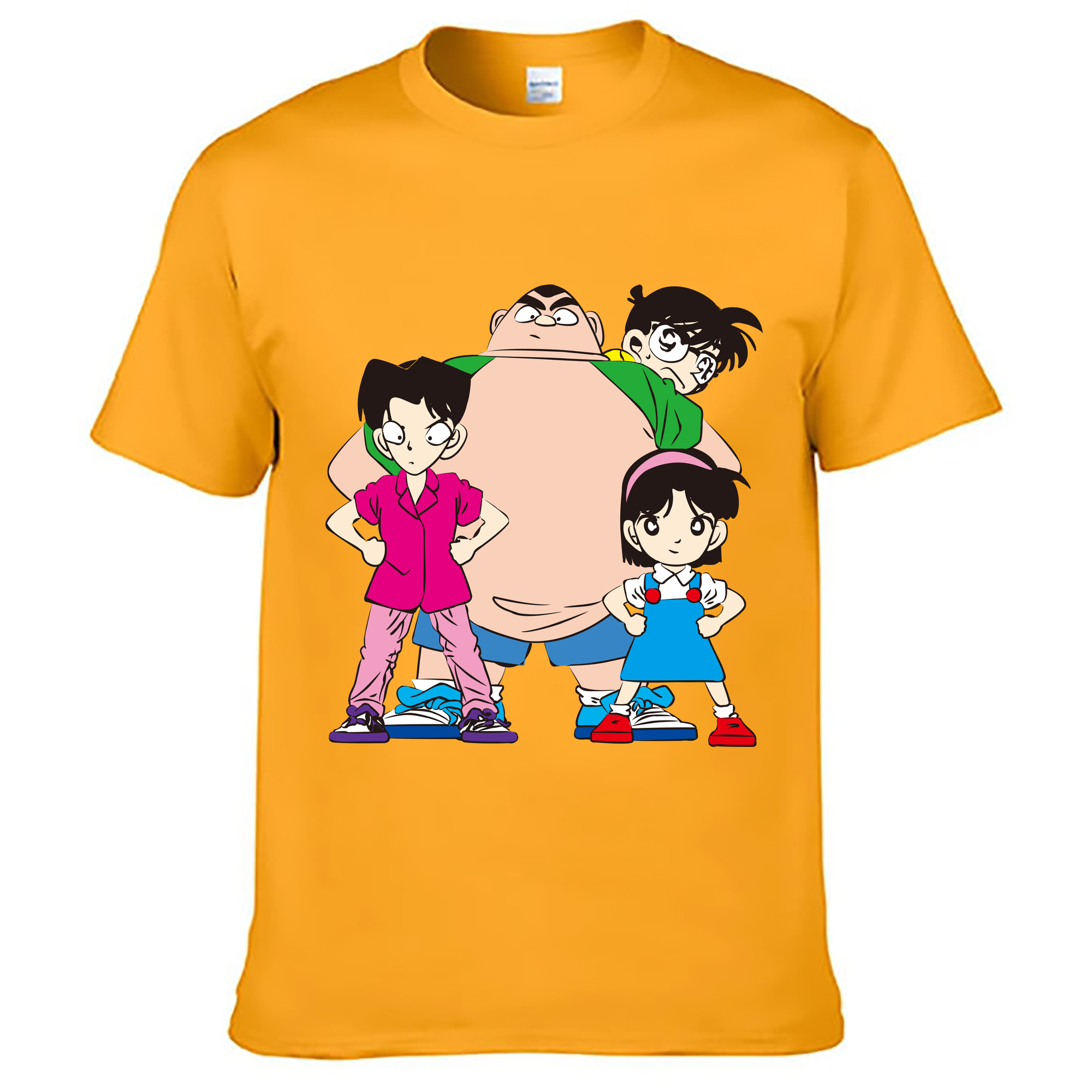 （画像用） 名探偵コナン Detective Conan レディースカジュアルプリントTシャツ（綿100％）